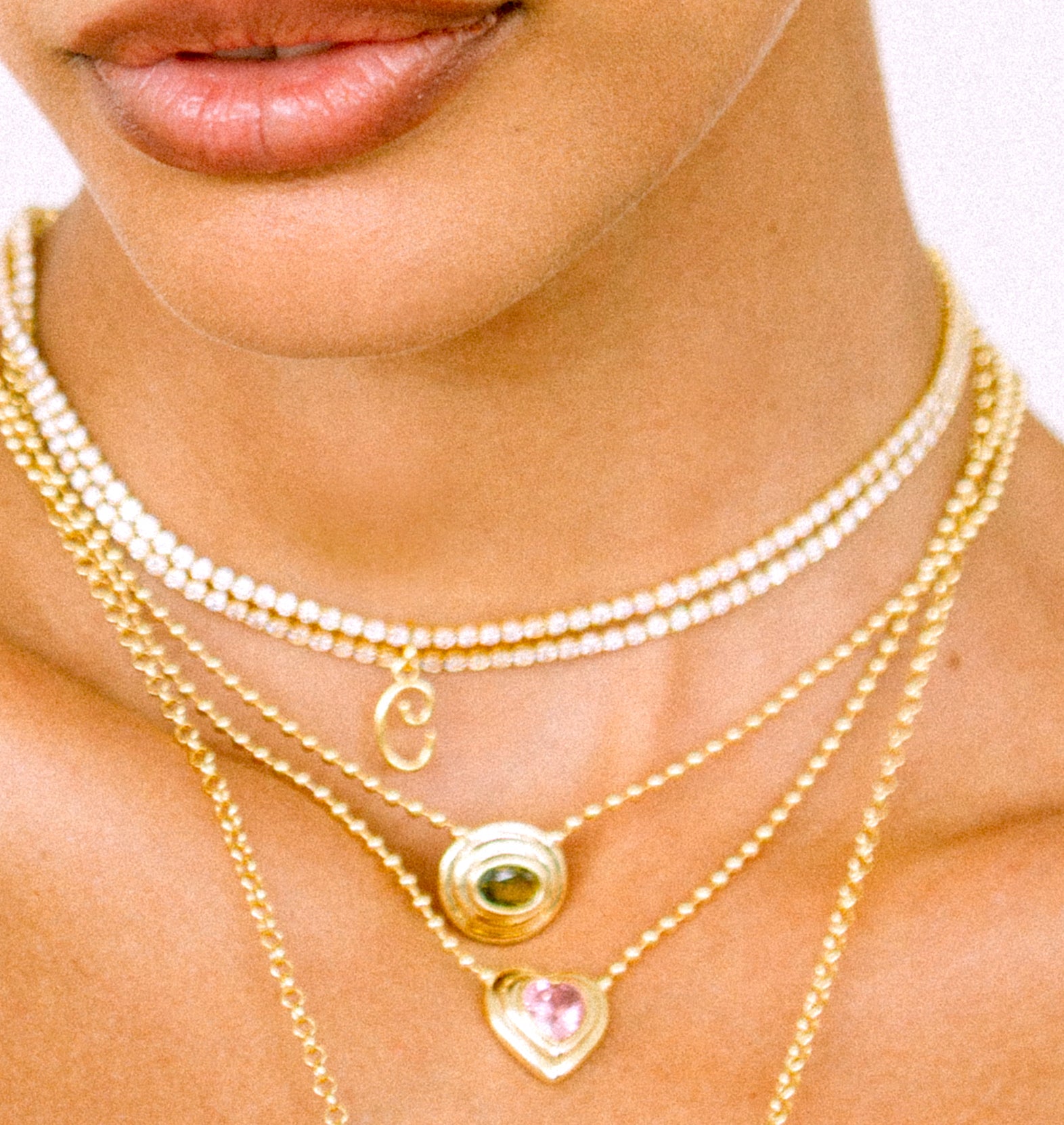 RETRO HEART NECKLACE