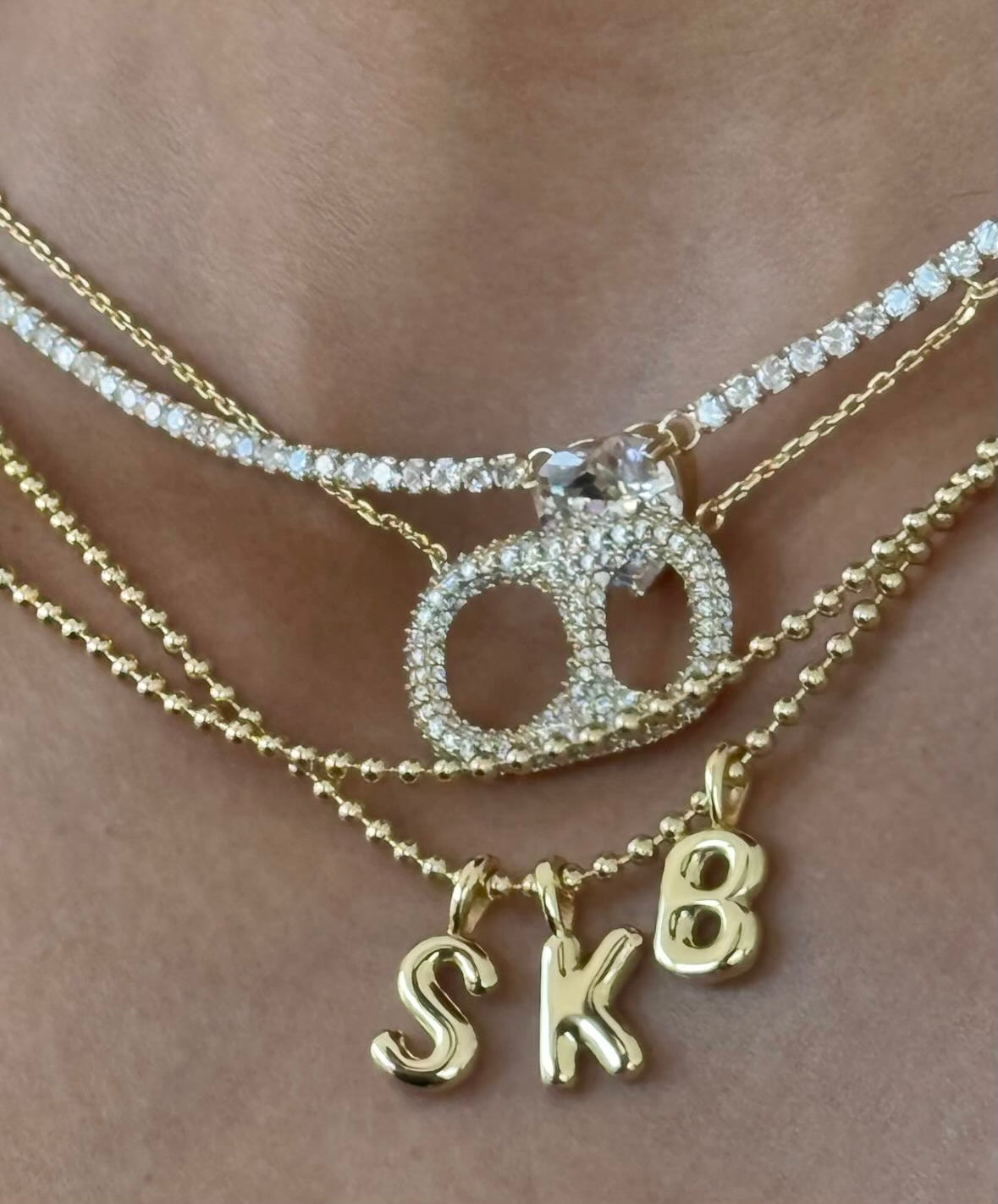 MINI LUCKY CHARM MIX NECKLACE
