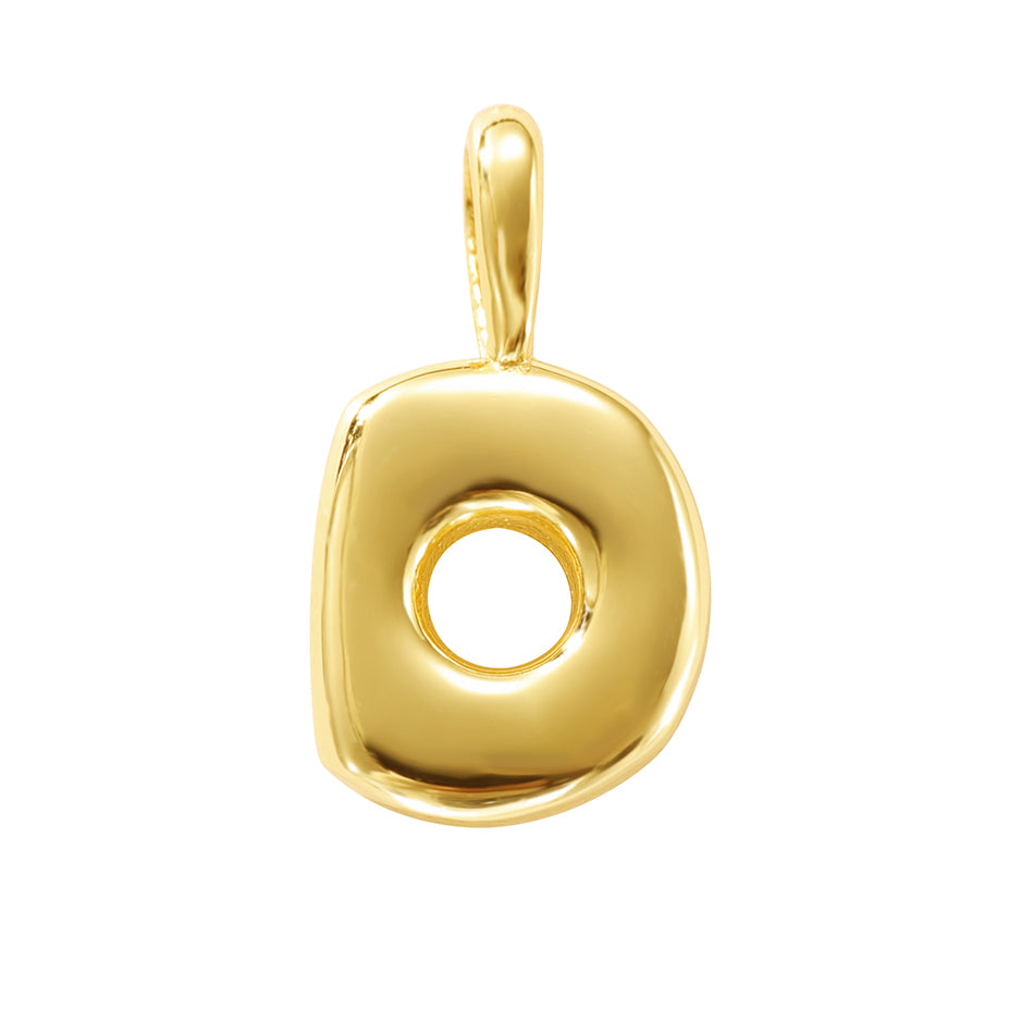 MINI LUCKY INITIAL CHARM NECKLACE