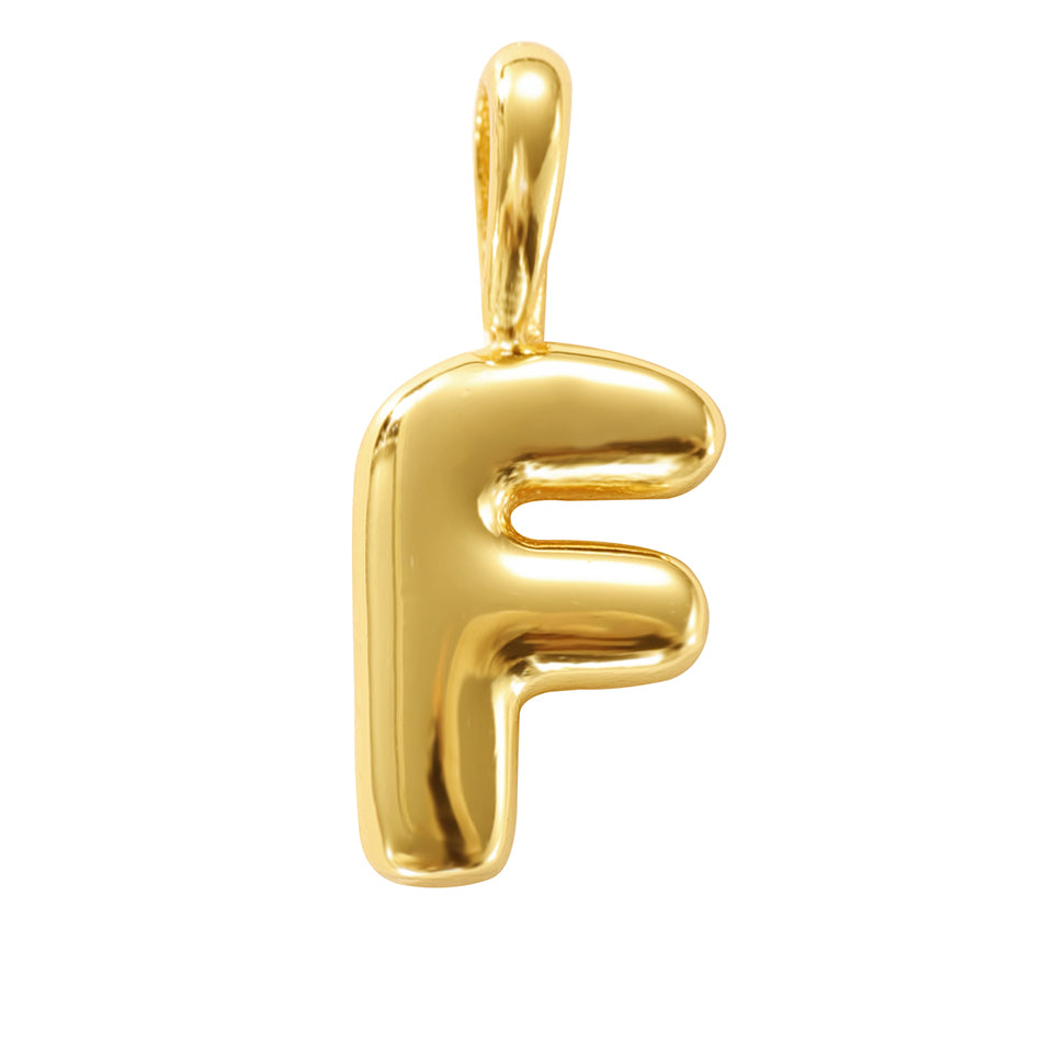 MINI LUCKY INITIAL CHARM NECKLACE