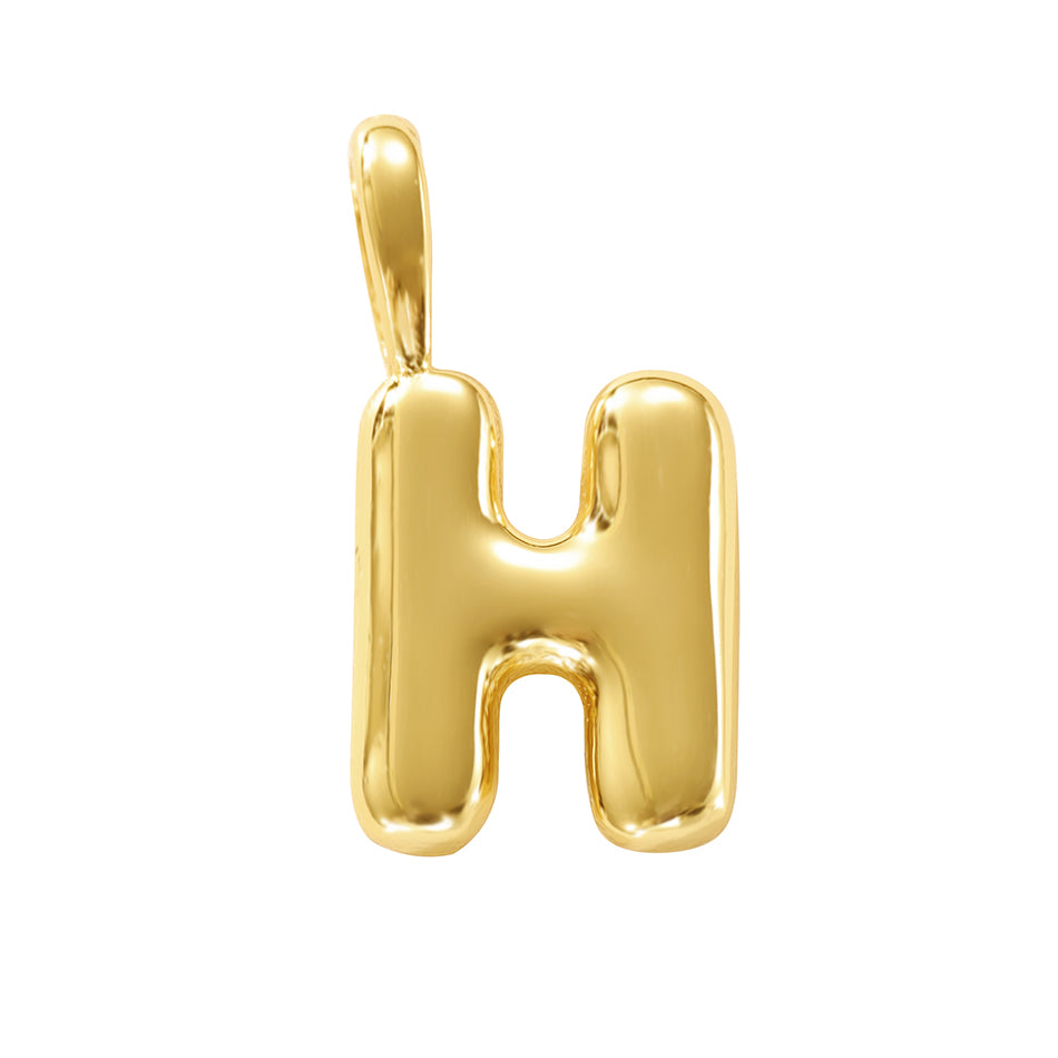 MINI LUCKY INITIAL CHARM NECKLACE