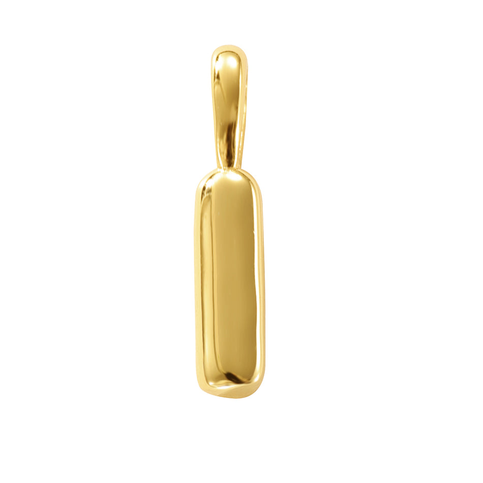 MINI LUCKY INITIAL CHARM NECKLACE