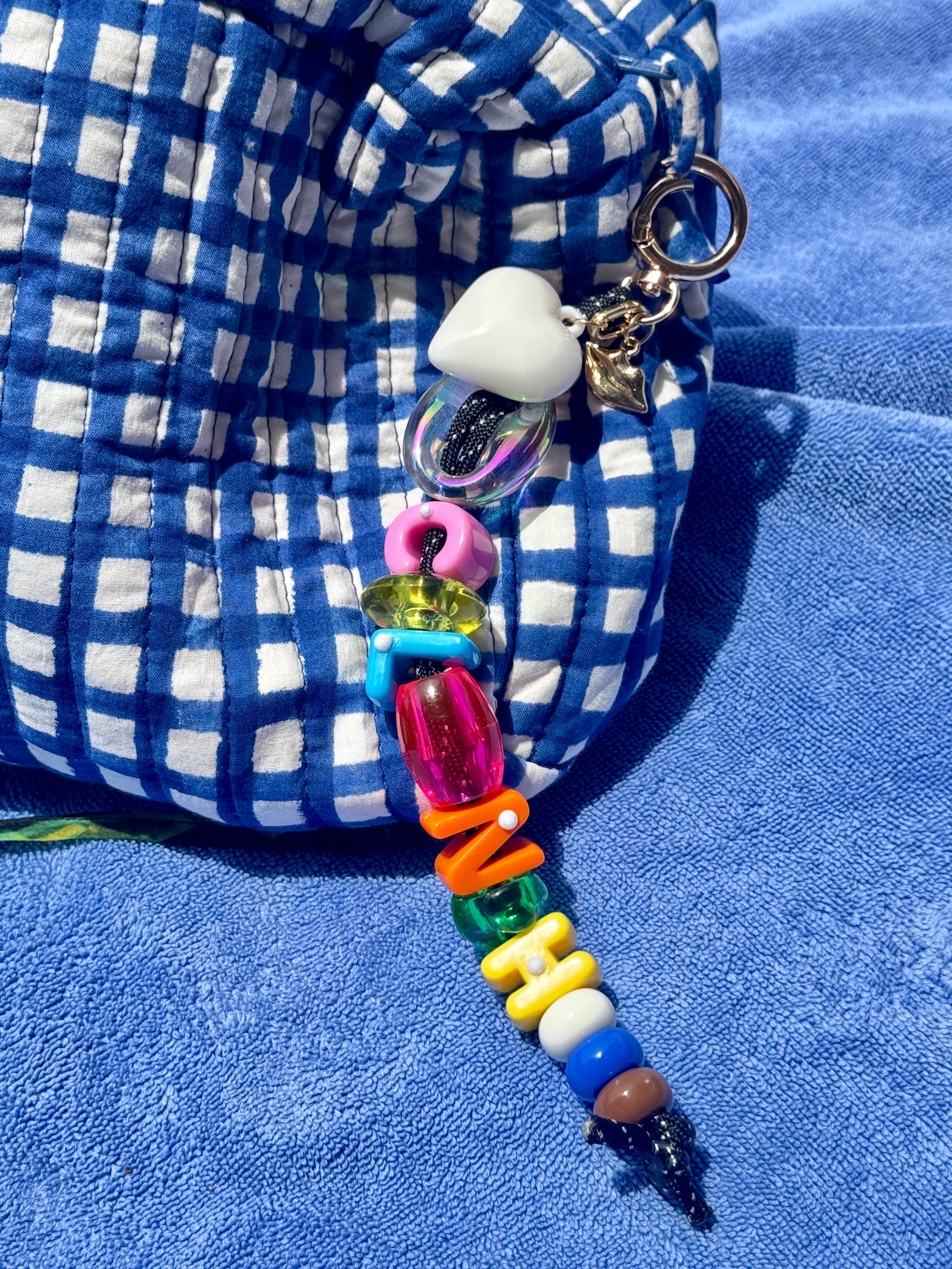 CUSTOM SUGAR CUBE BAG CHARM KEYCHAIN