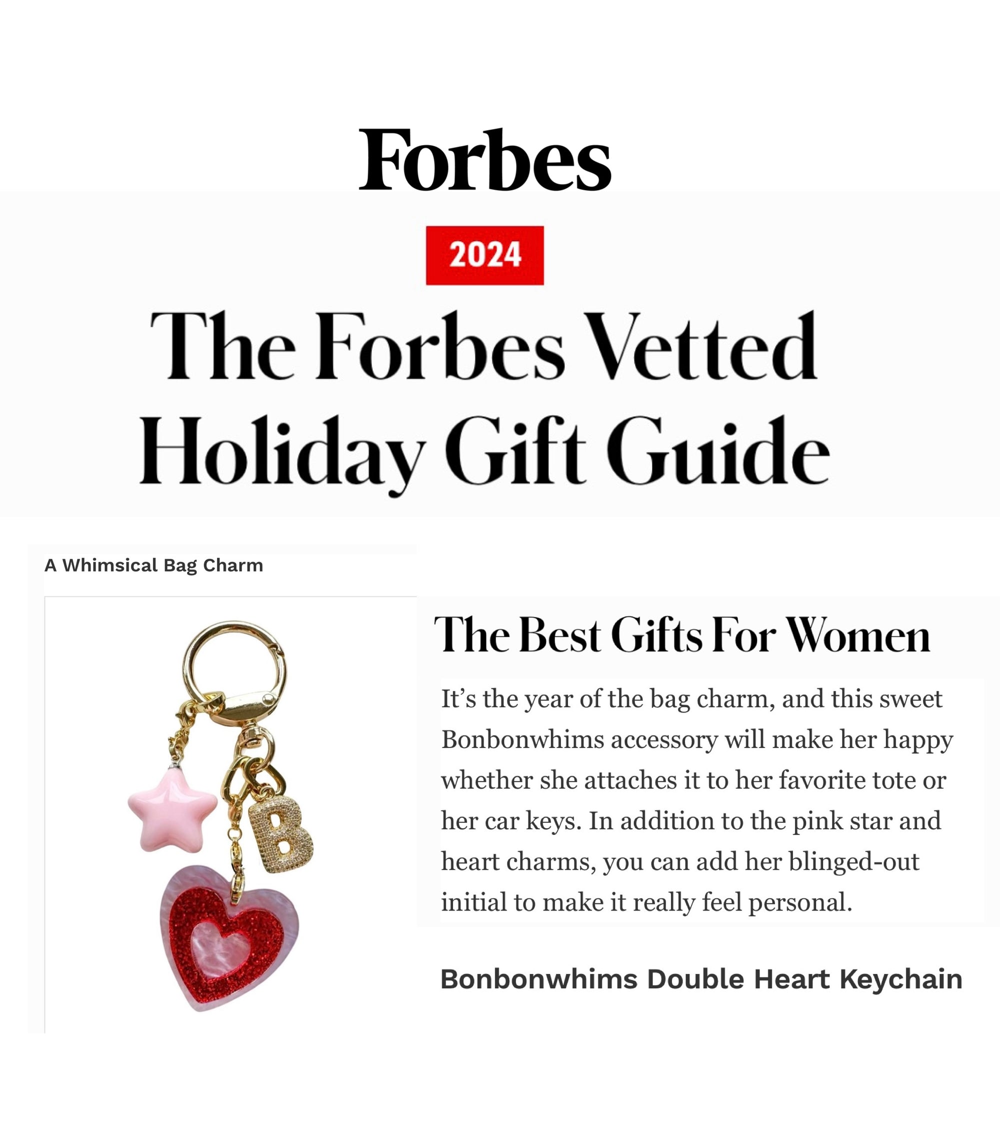 DOUBLE HEART KEYCHAIN