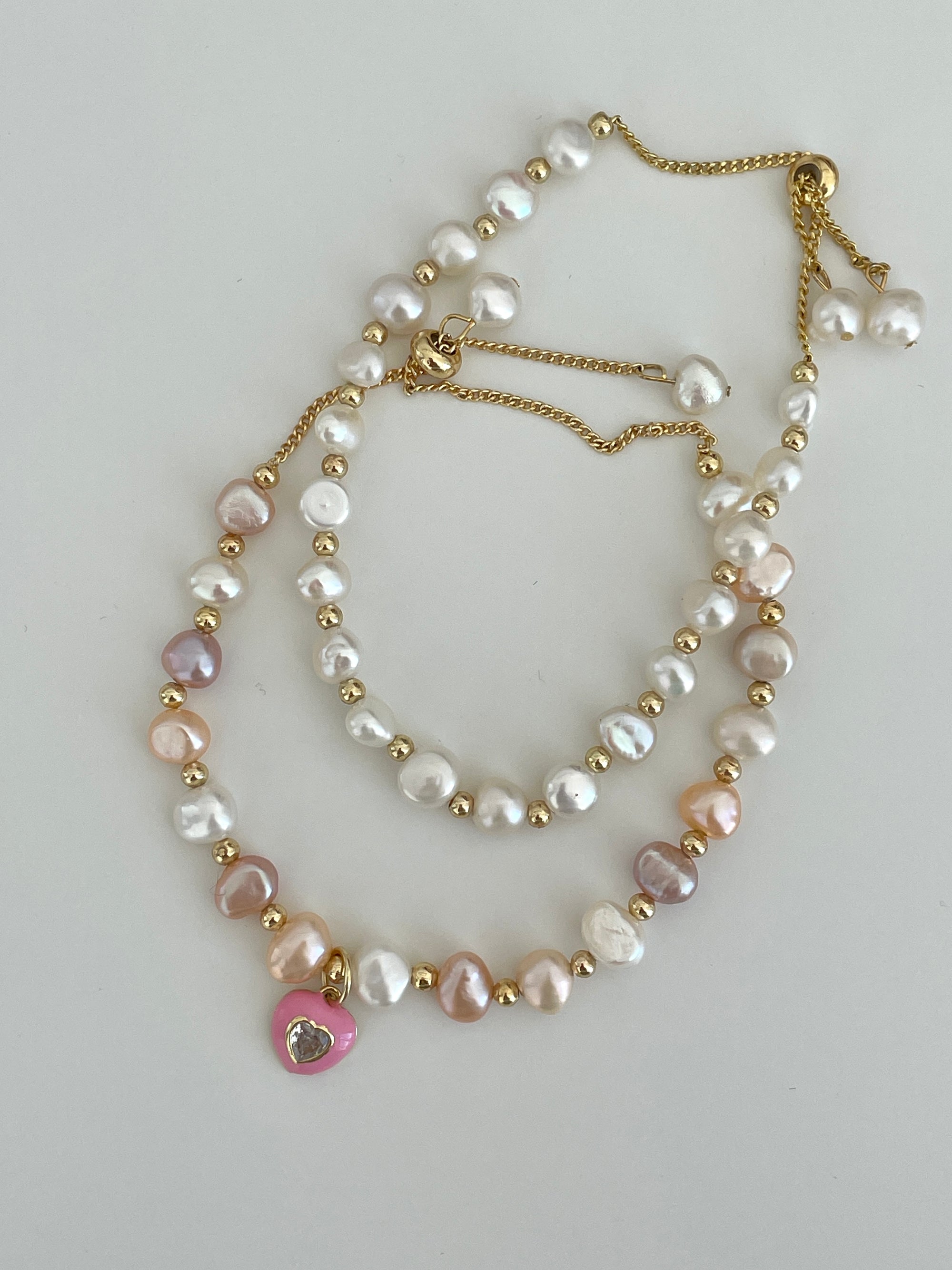 ADJUSTABLE CUSTOM PEARL BRACELET