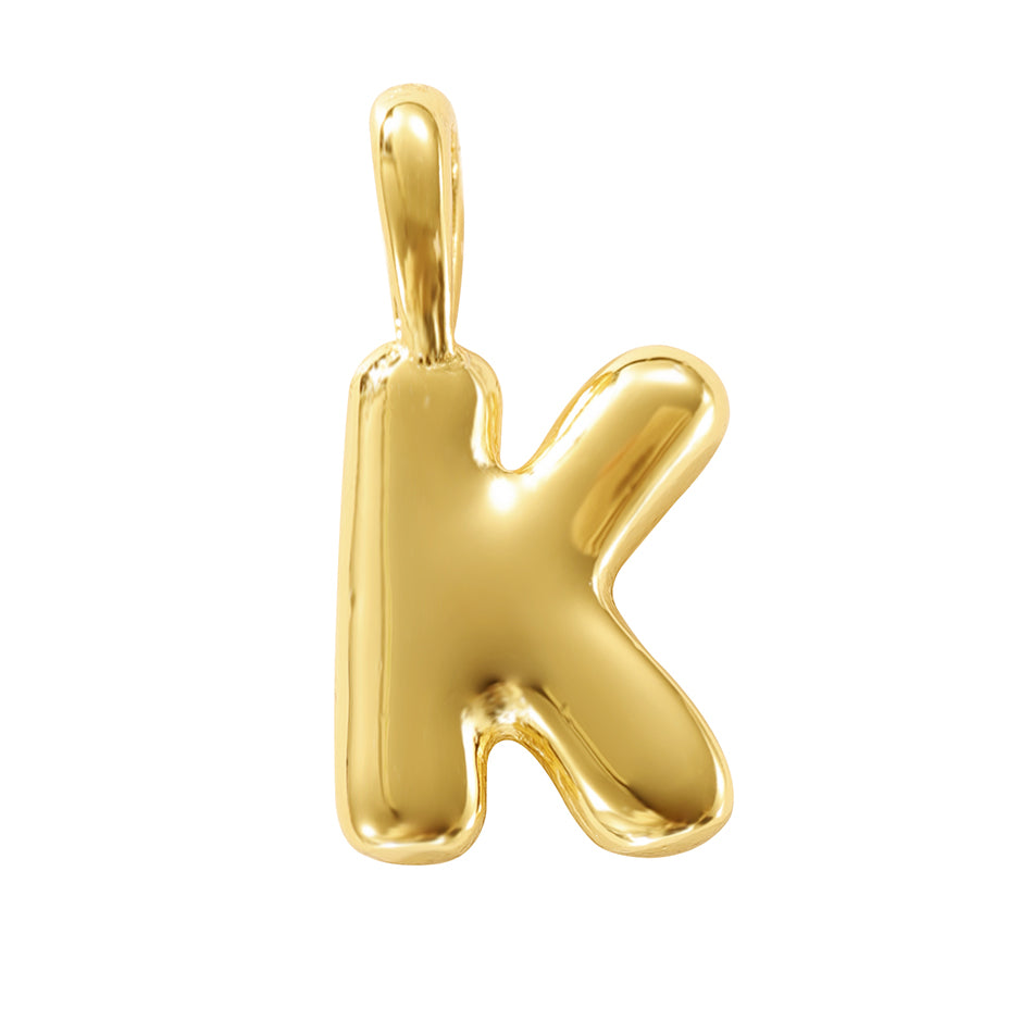 MINI LUCKY INITIAL CHARM NECKLACE