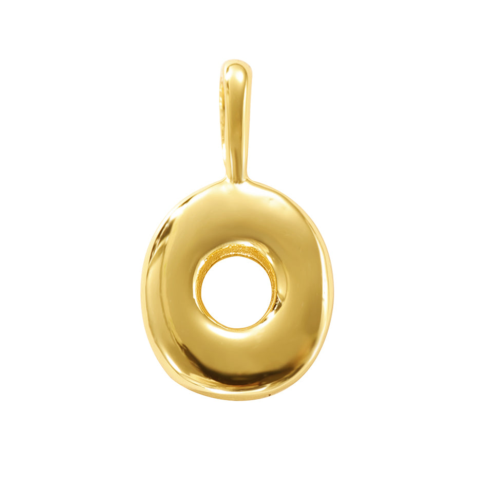 MINI LUCKY INITIAL CHARM NECKLACE
