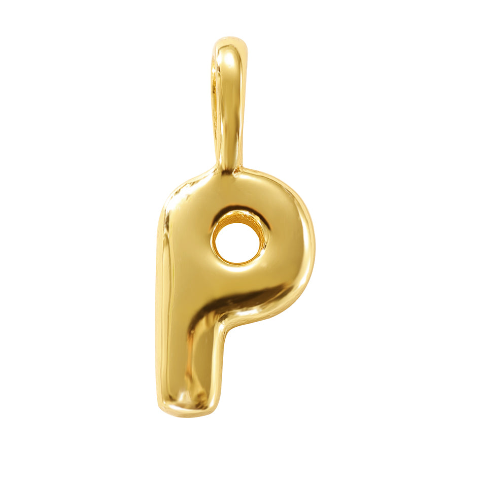 MINI LUCKY INITIAL CHARM NECKLACE
