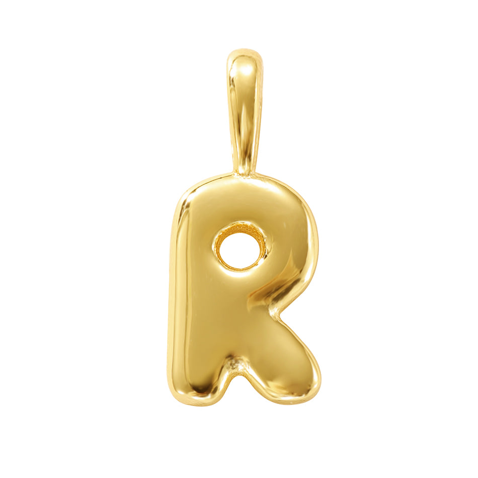 MINI LUCKY INITIAL CHARM NECKLACE