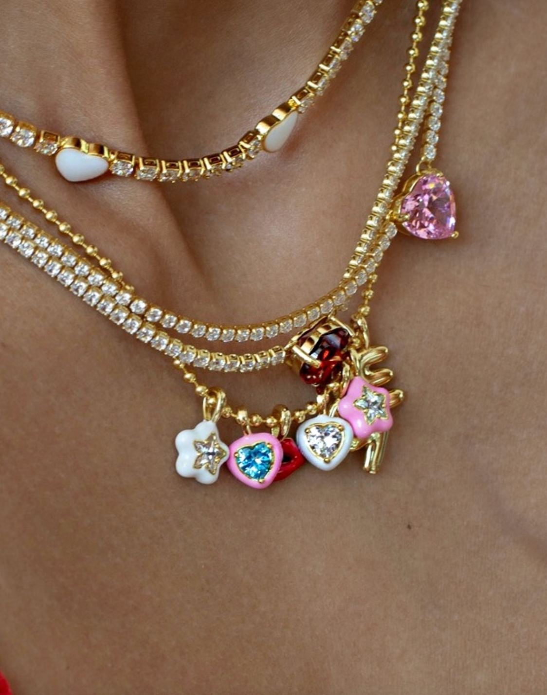 MINI LUCKY CHARM MIX NECKLACE