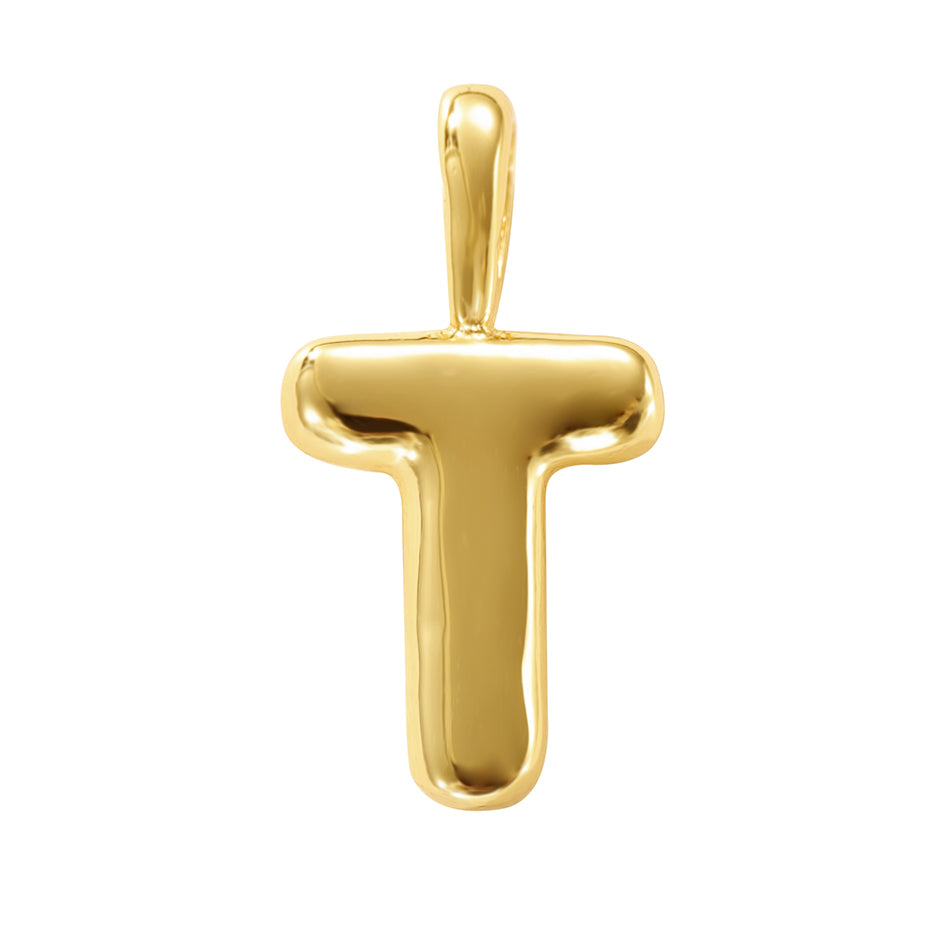 MINI LUCKY INITIAL CHARM NECKLACE