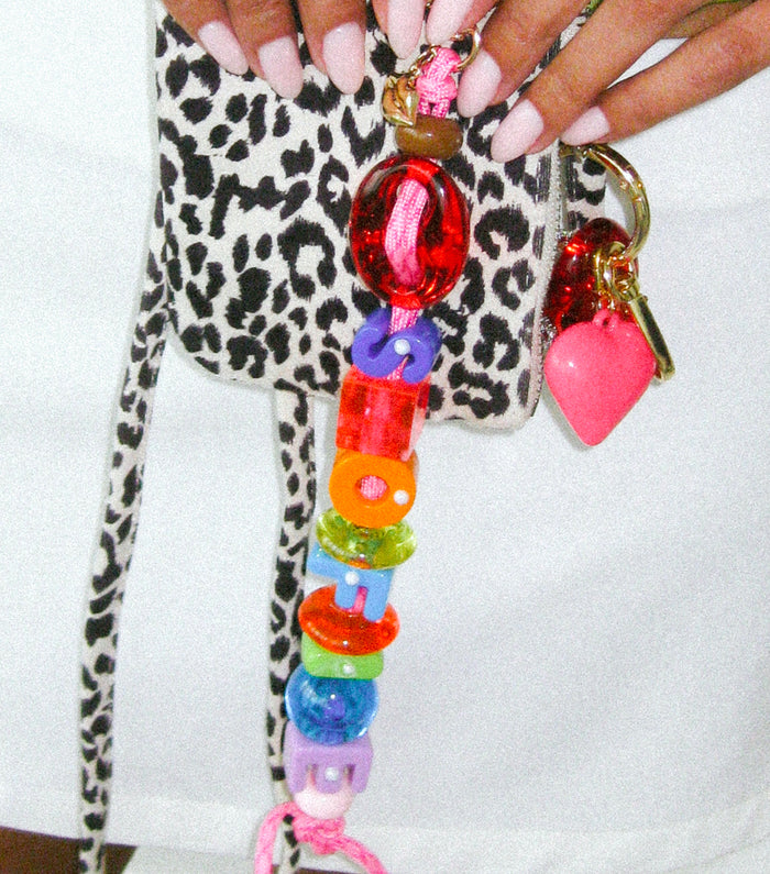 CUSTOM SUGAR CUBE BAG CHARM KEYCHAIN