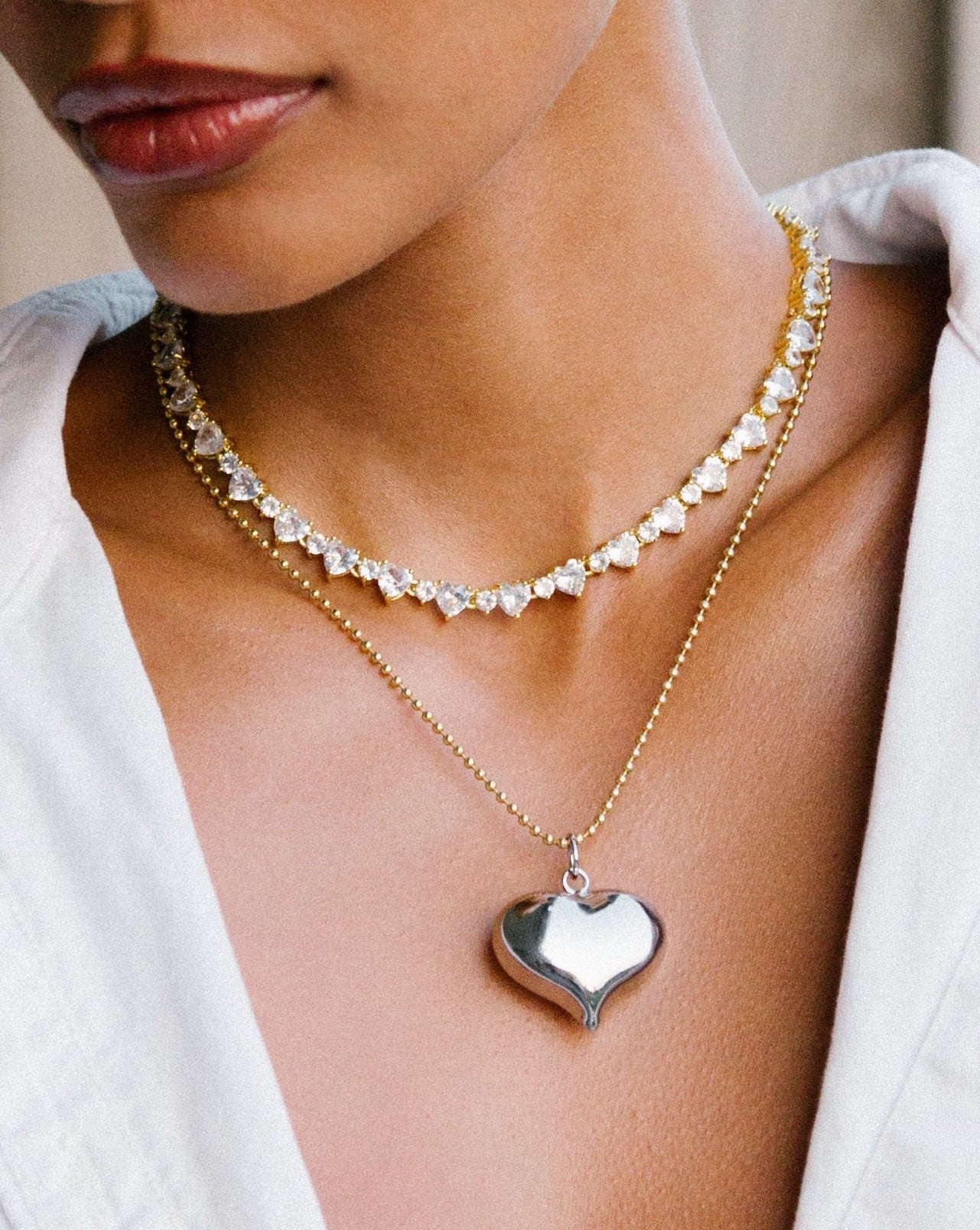 CHUBBY HEART NECKLACE