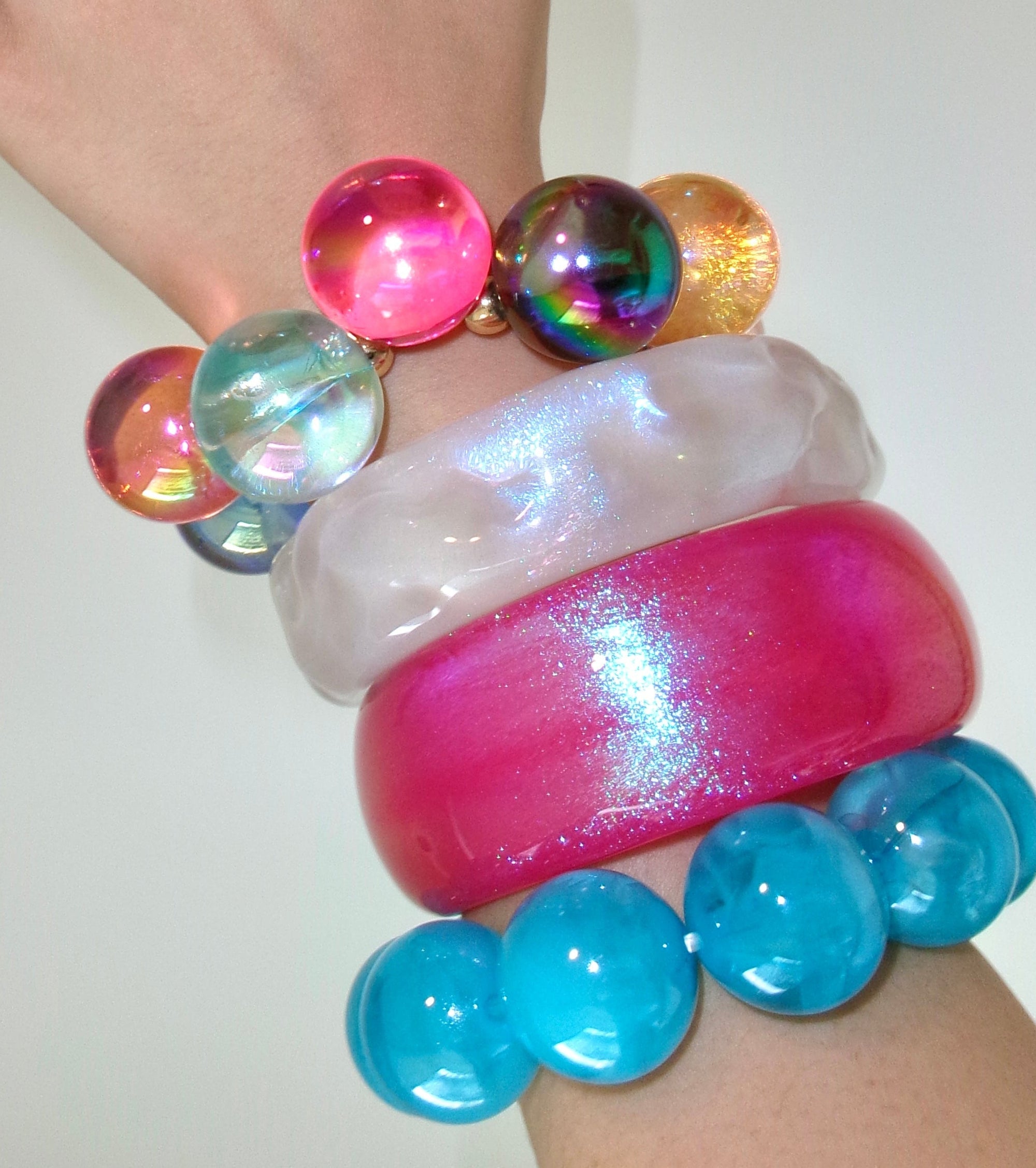 IRIDESCENT BUBBLES BRACELETS