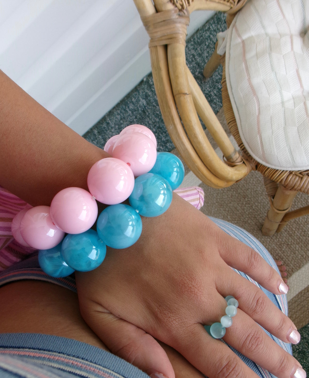 BUBBLES RING STACK (SET OF THREE)
