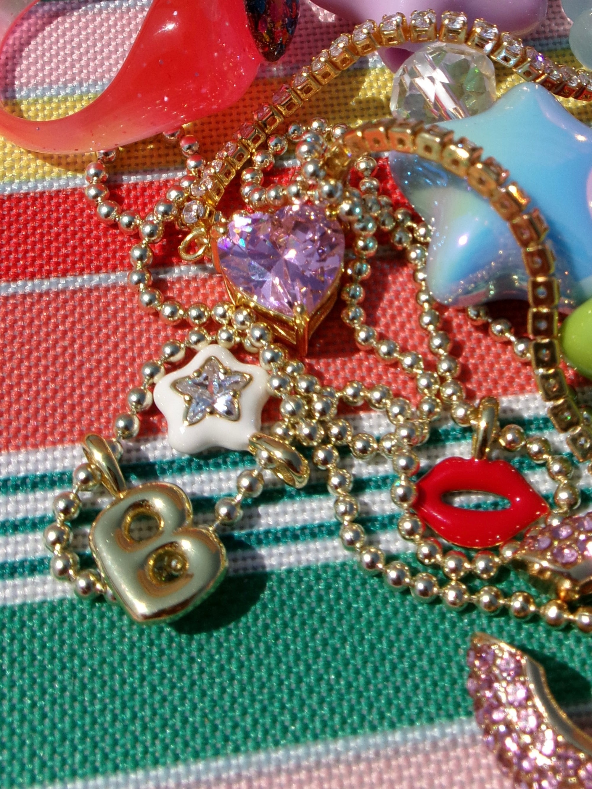 MINI LUCKY CHARM MIX NECKLACE