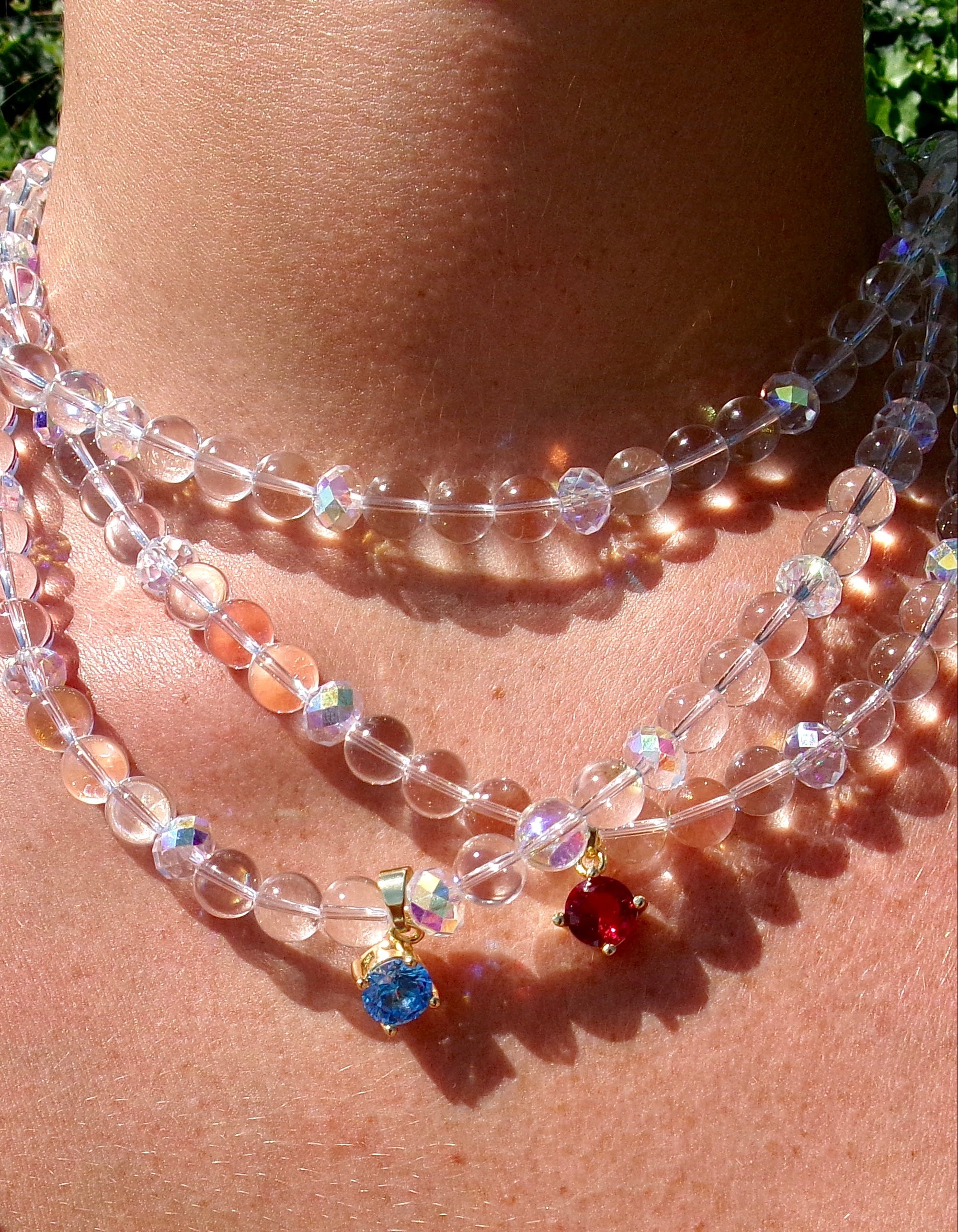 BUBBLES CRYSTAL NECKLACE