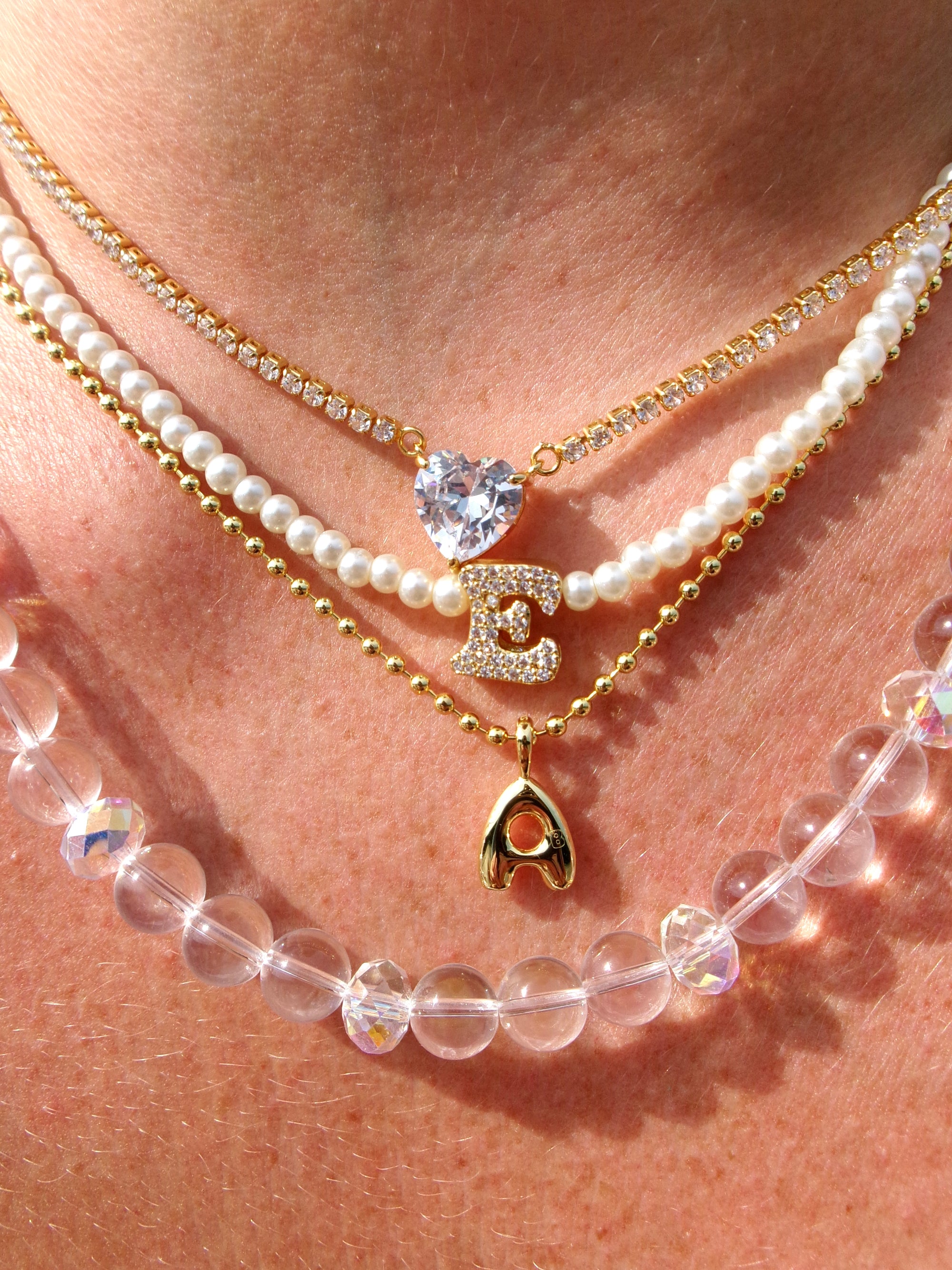 BUBBLES CRYSTAL NECKLACE