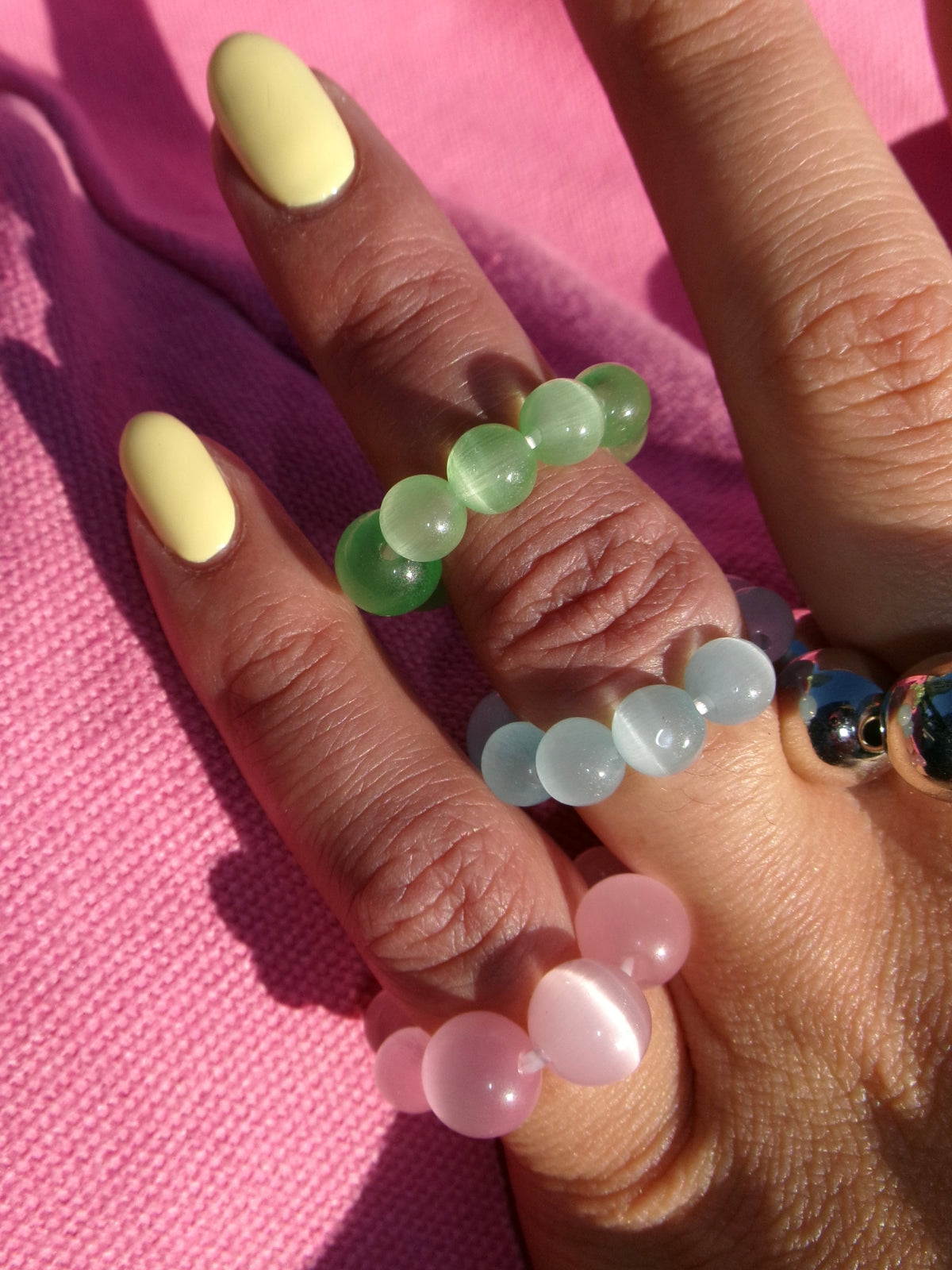 BUBBLES RING STACK (SET OF THREE)