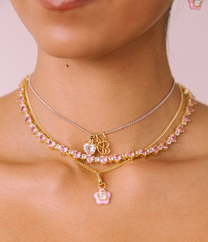 FLOWER CHARM NECKLACE