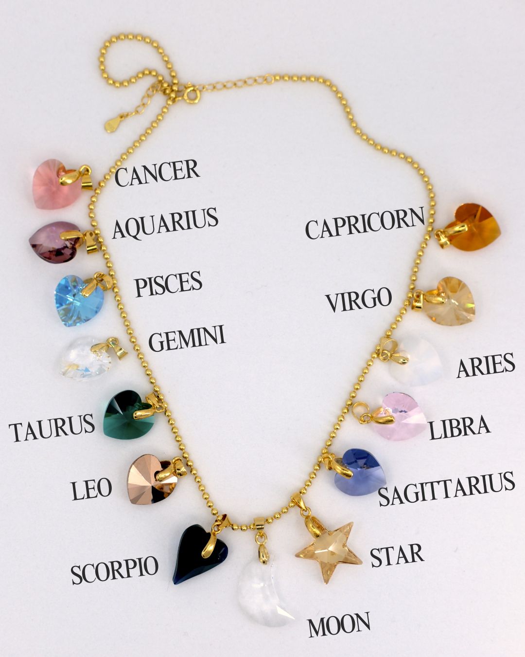 ZODIAC CRYSTAL NECKLACE