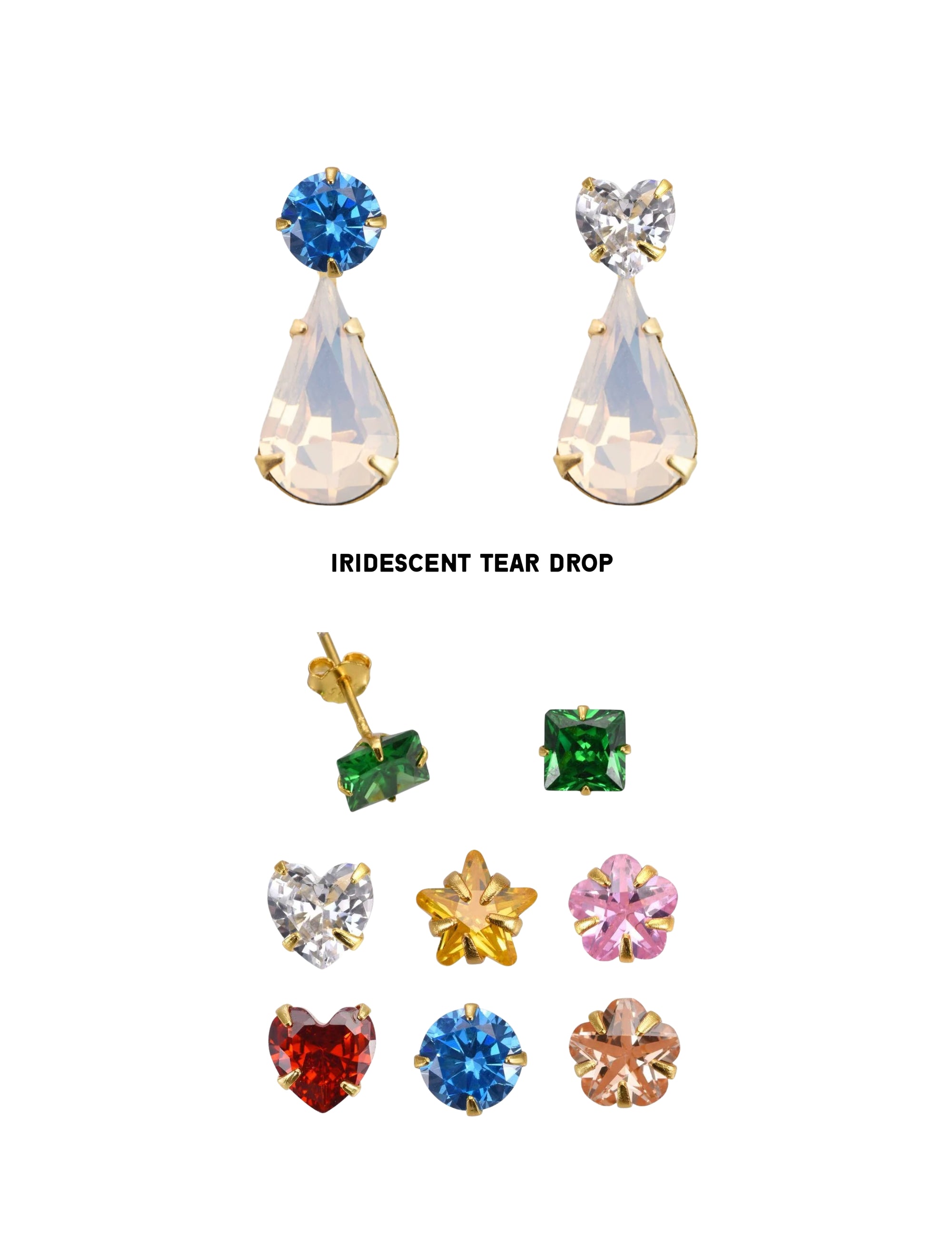 BIGGIE "STICKER" DROP EARRING (SINGLE)
