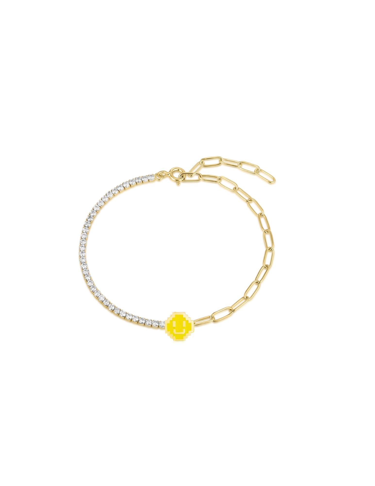 LEVEL-UP SMILEY CHARM BRACELET