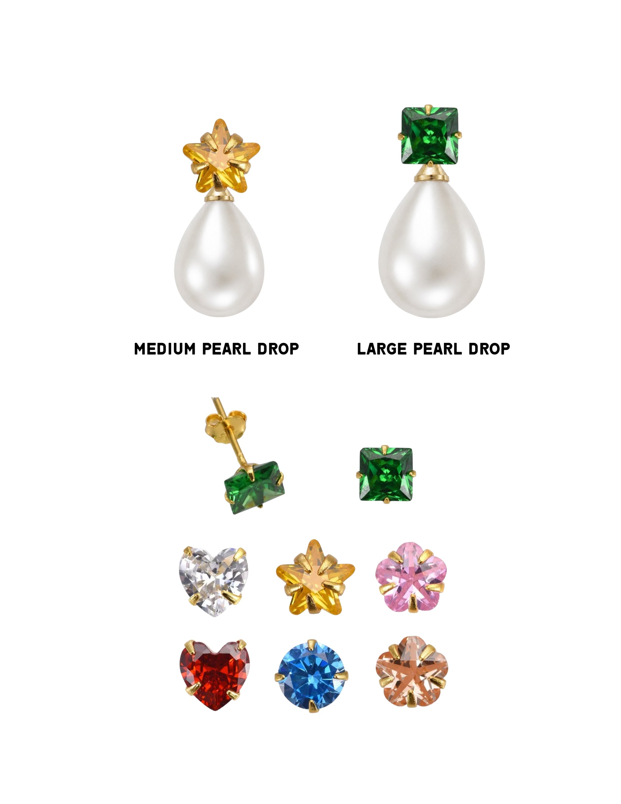 BIGGIE "STICKER" DROP EARRING (SINGLE)