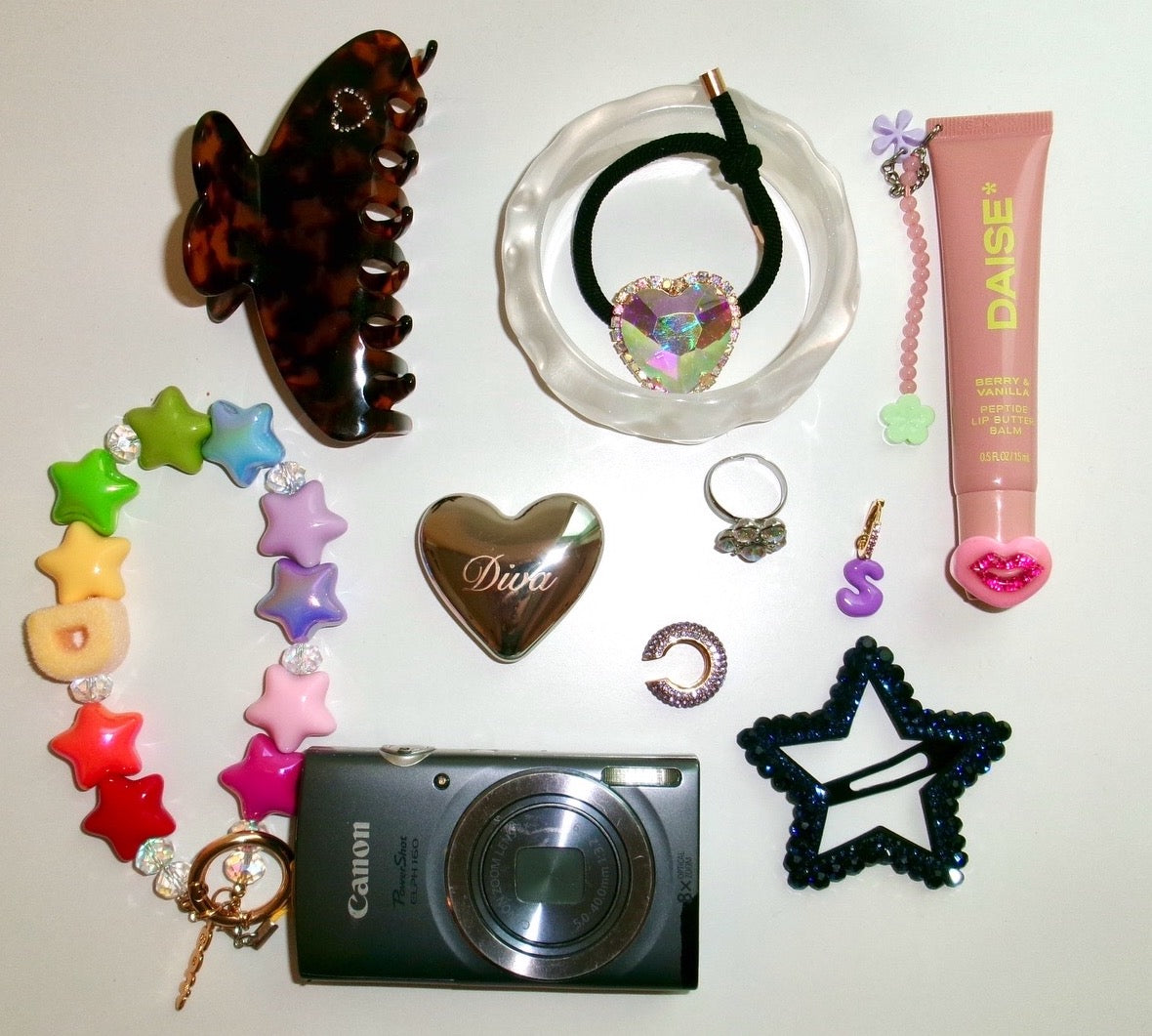 HEART POCKET COMPACT MIRROR