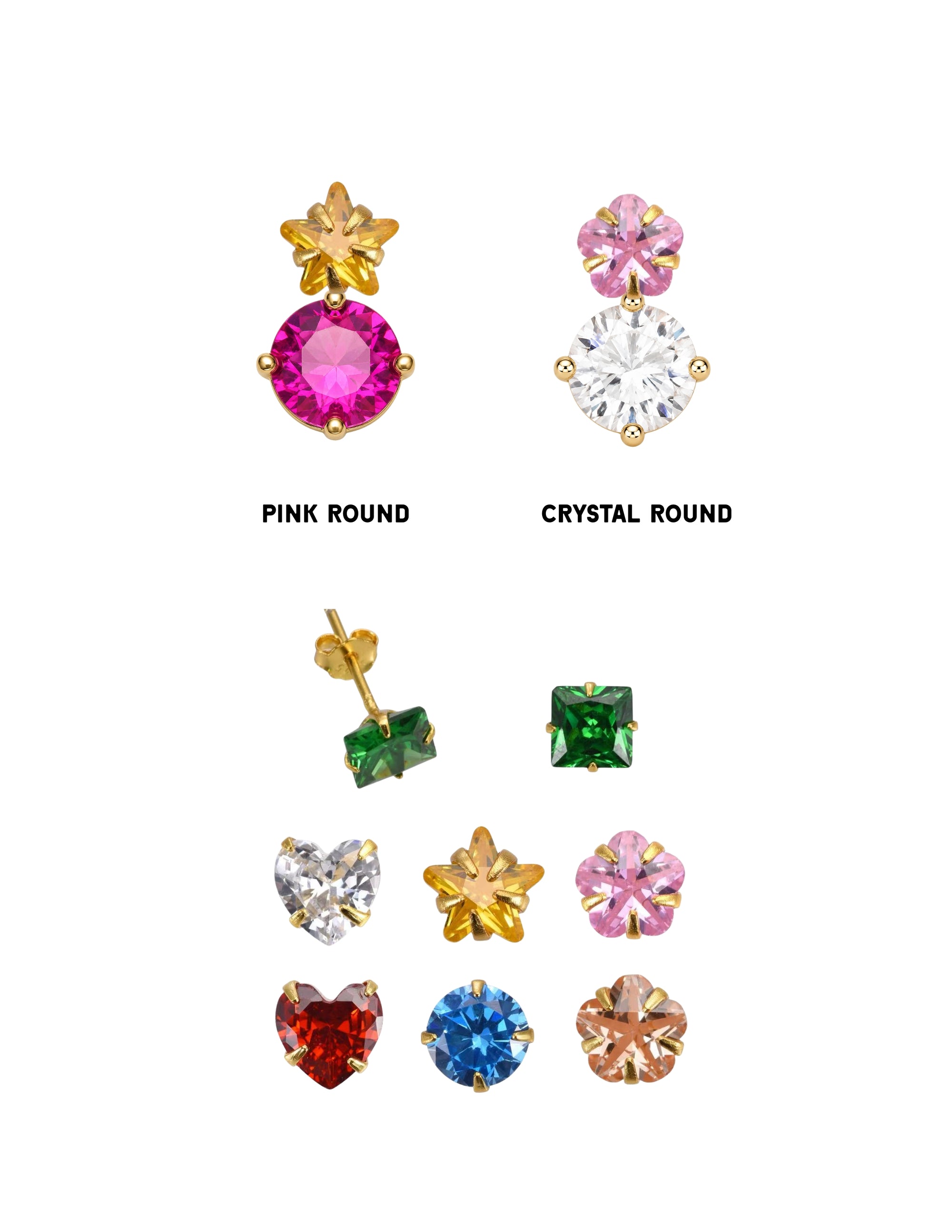 BIGGIE "STICKER" DROP EARRING (SINGLE)