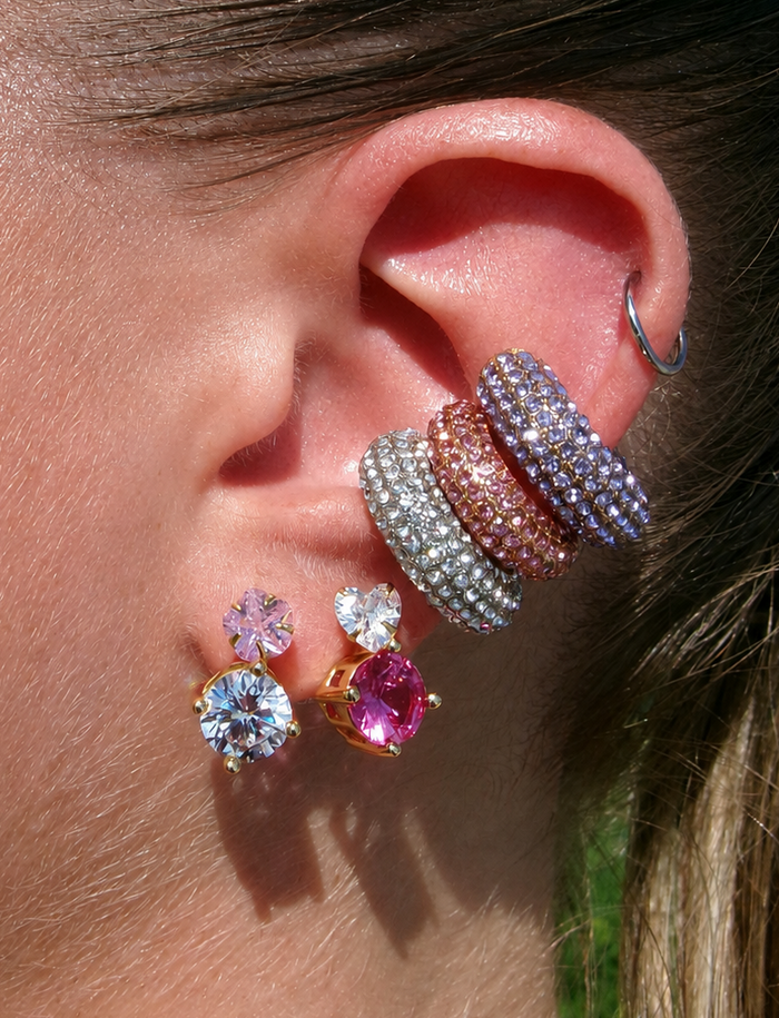 BIGGIE "STICKER" DROP EARRING (SINGLE)