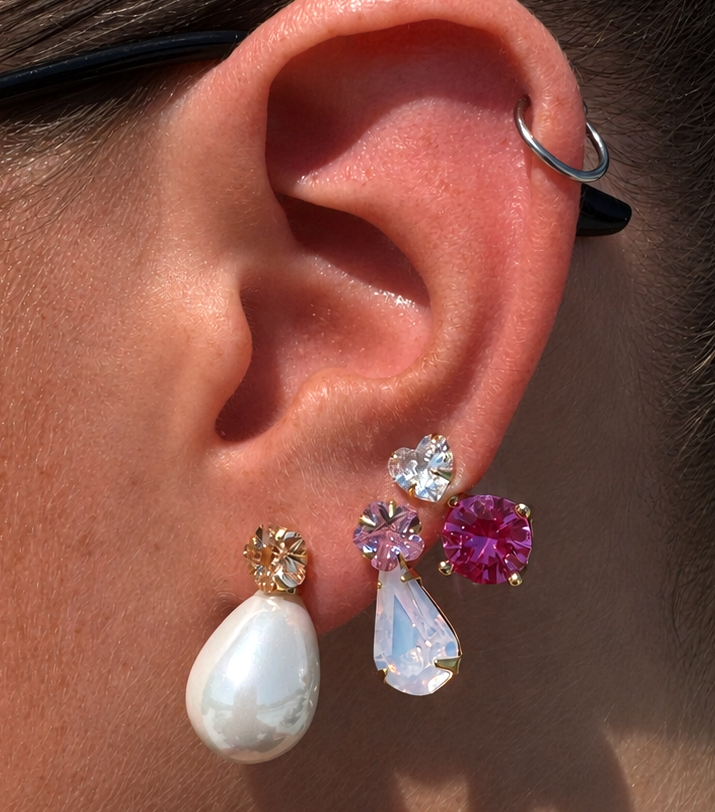 BIGGIE "STICKER" DROP EARRING (SINGLE)
