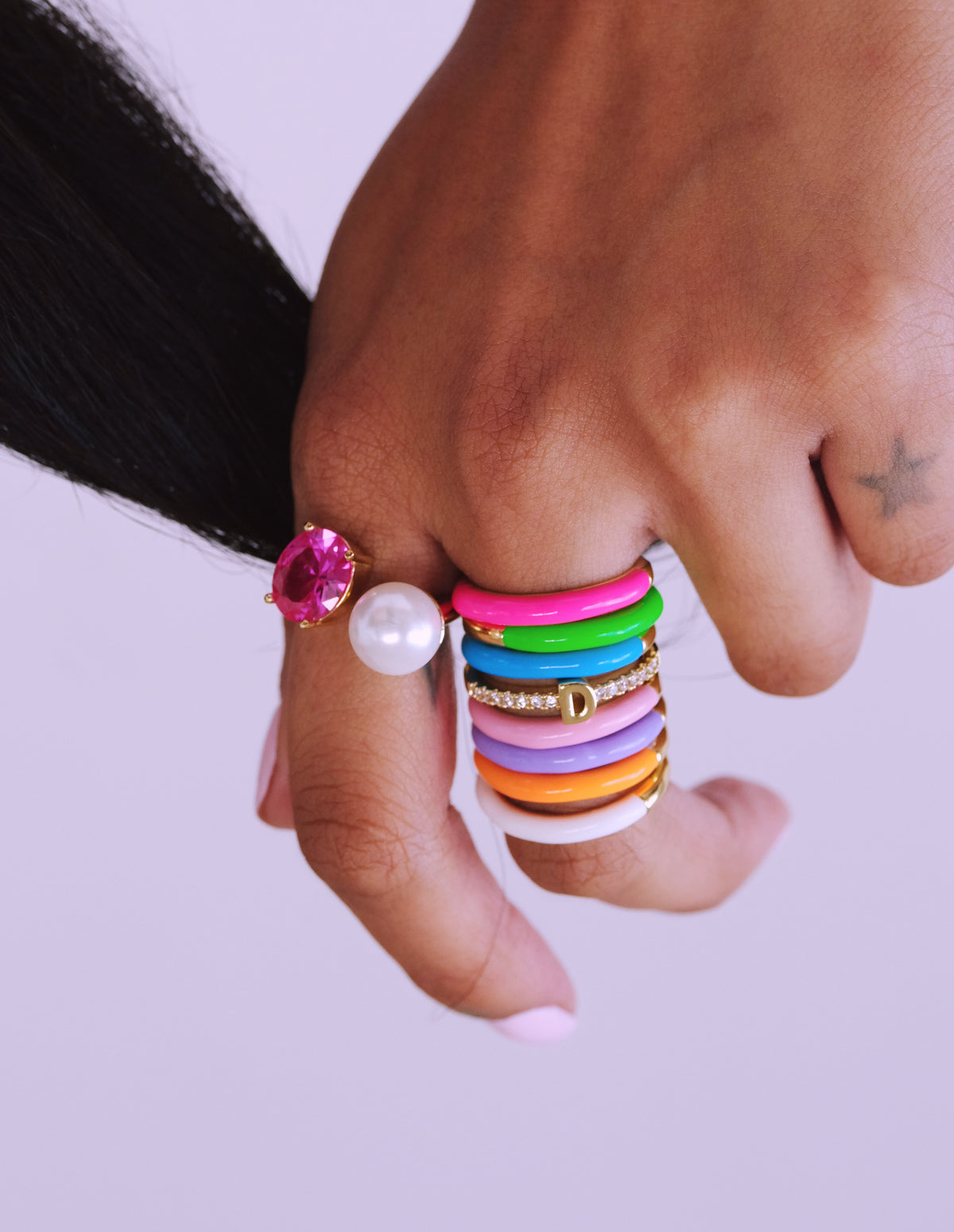 Adjustable Rainbow Stacking Band