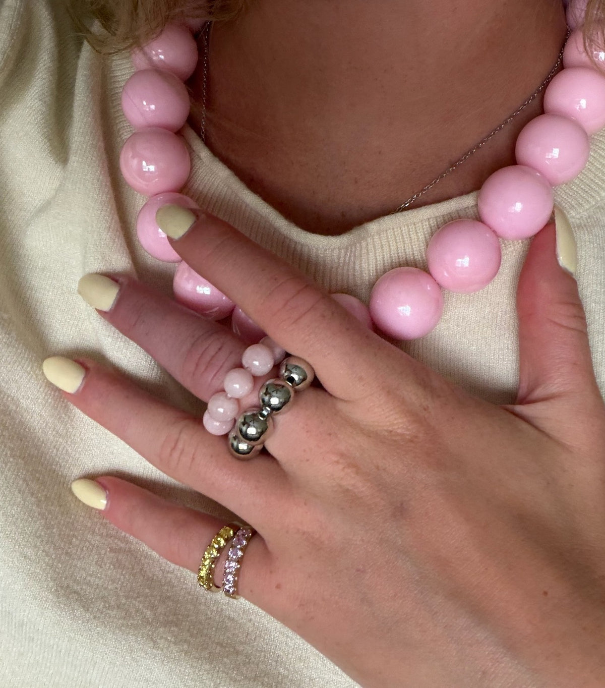 BUBBLES RING STACK (SET OF THREE)