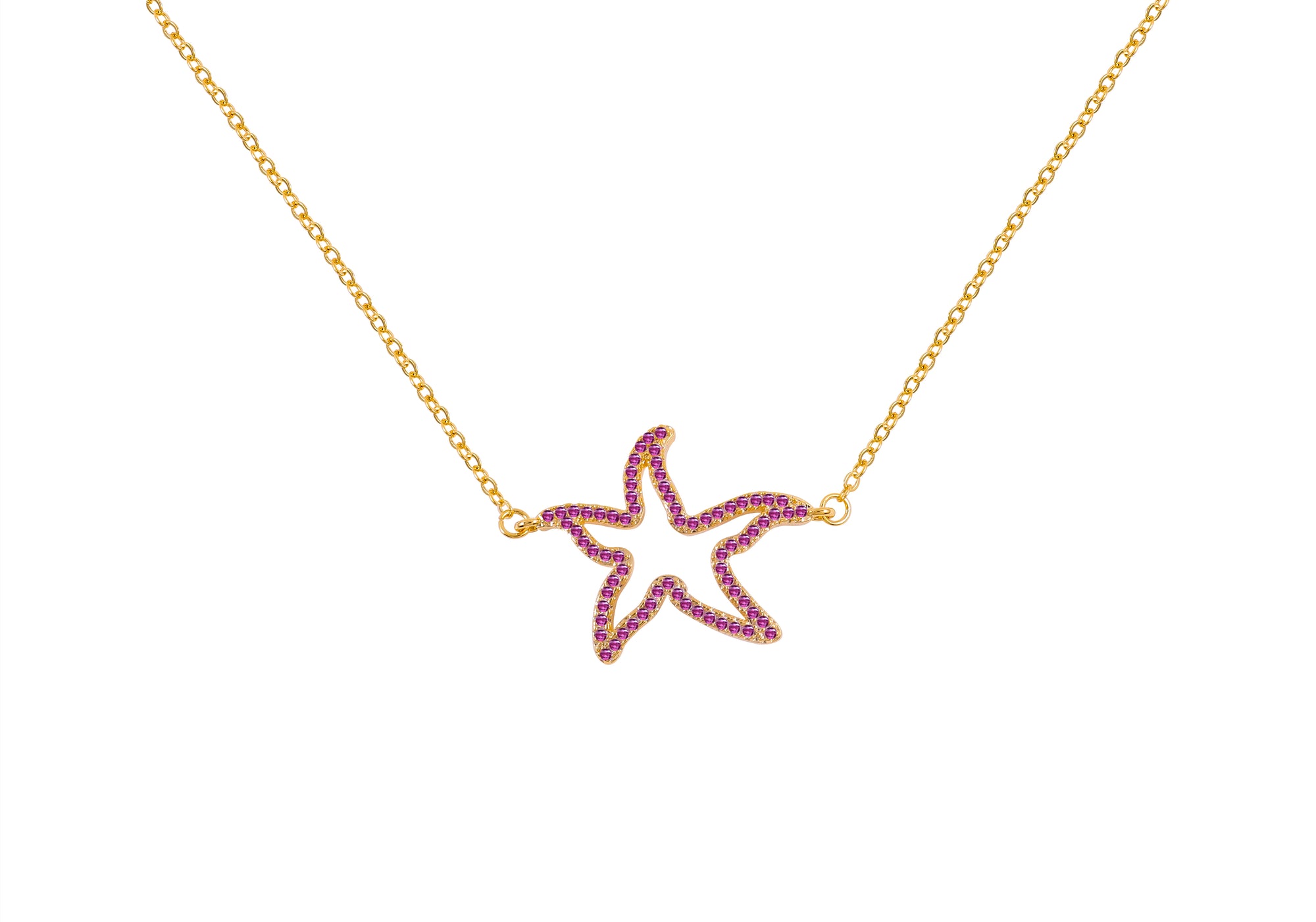 SEA STAR BLING NECKLACE