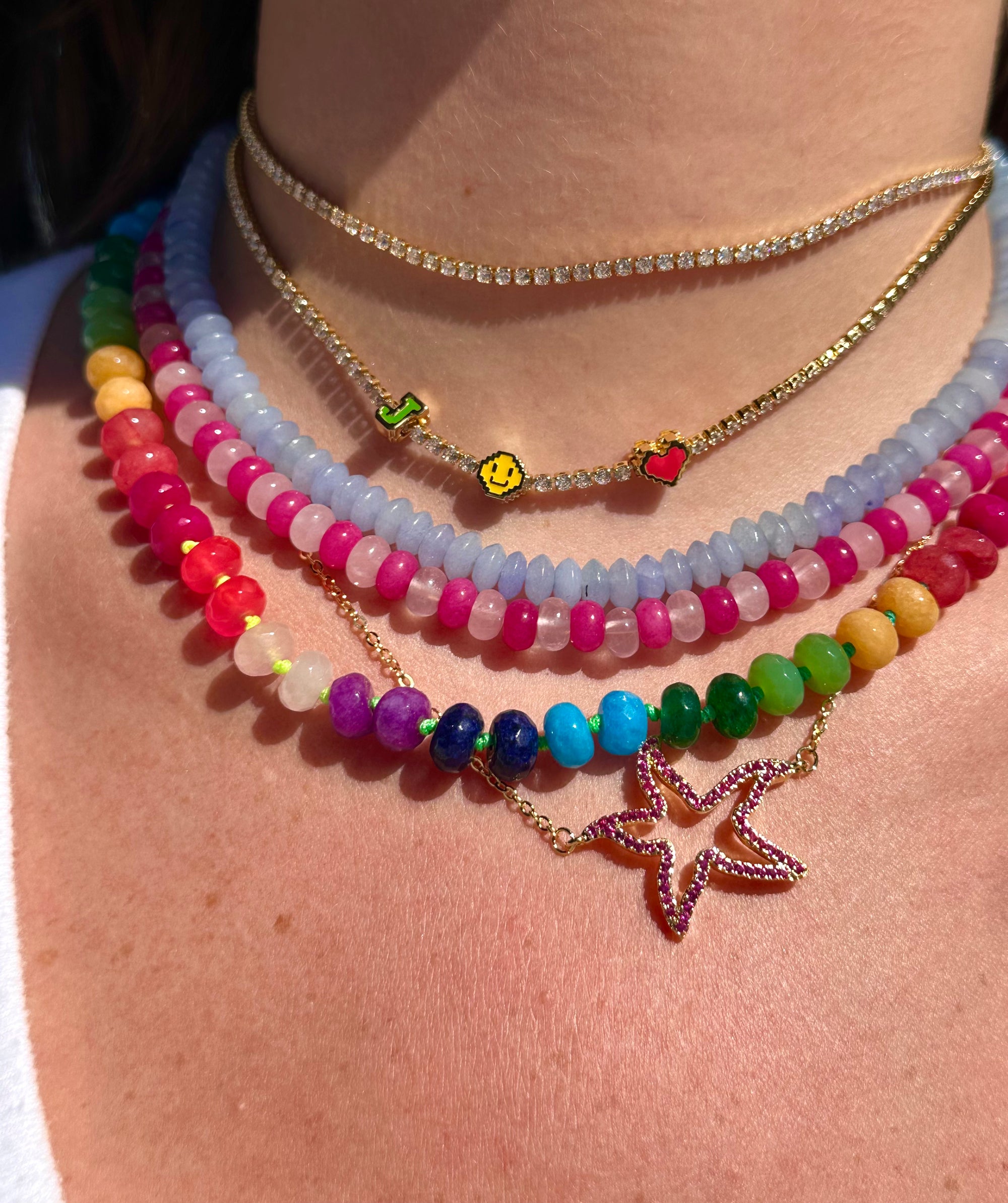 SEA STAR BLING NECKLACE