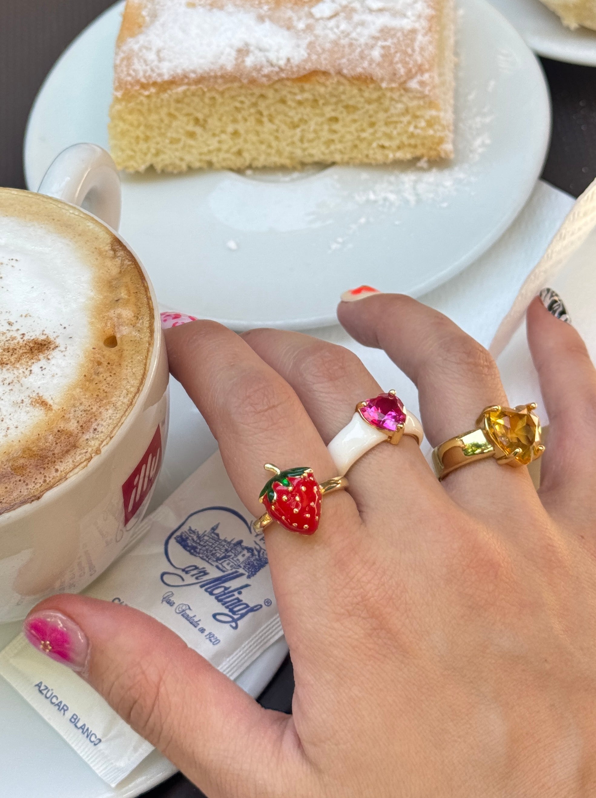 STRAWBERRY GIRL RING (ADJUSTABLE)