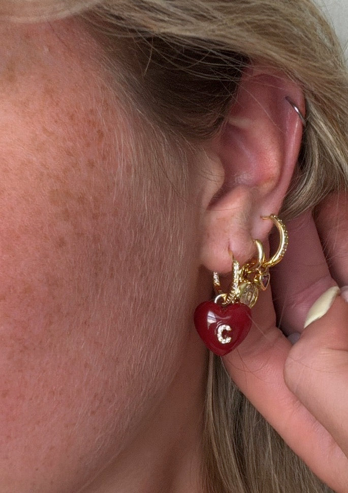 CUSTOM SUPER GLAZED CHARM EARRING (SINGLE)