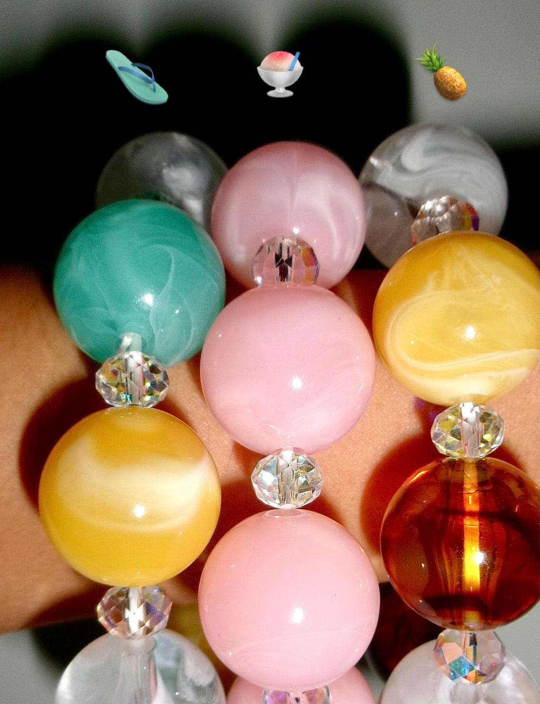 BUBBLES CRYSTAL BRACELETS