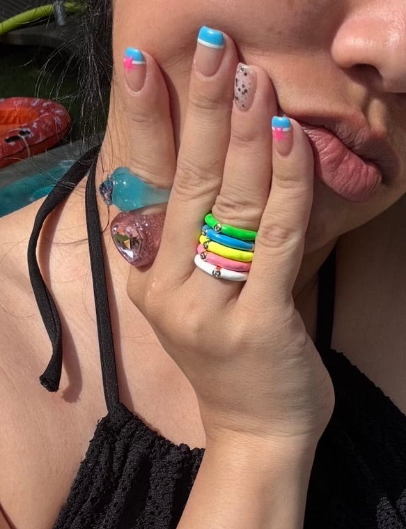ADJUSTABLE ENAMEL BAND BUNDLE