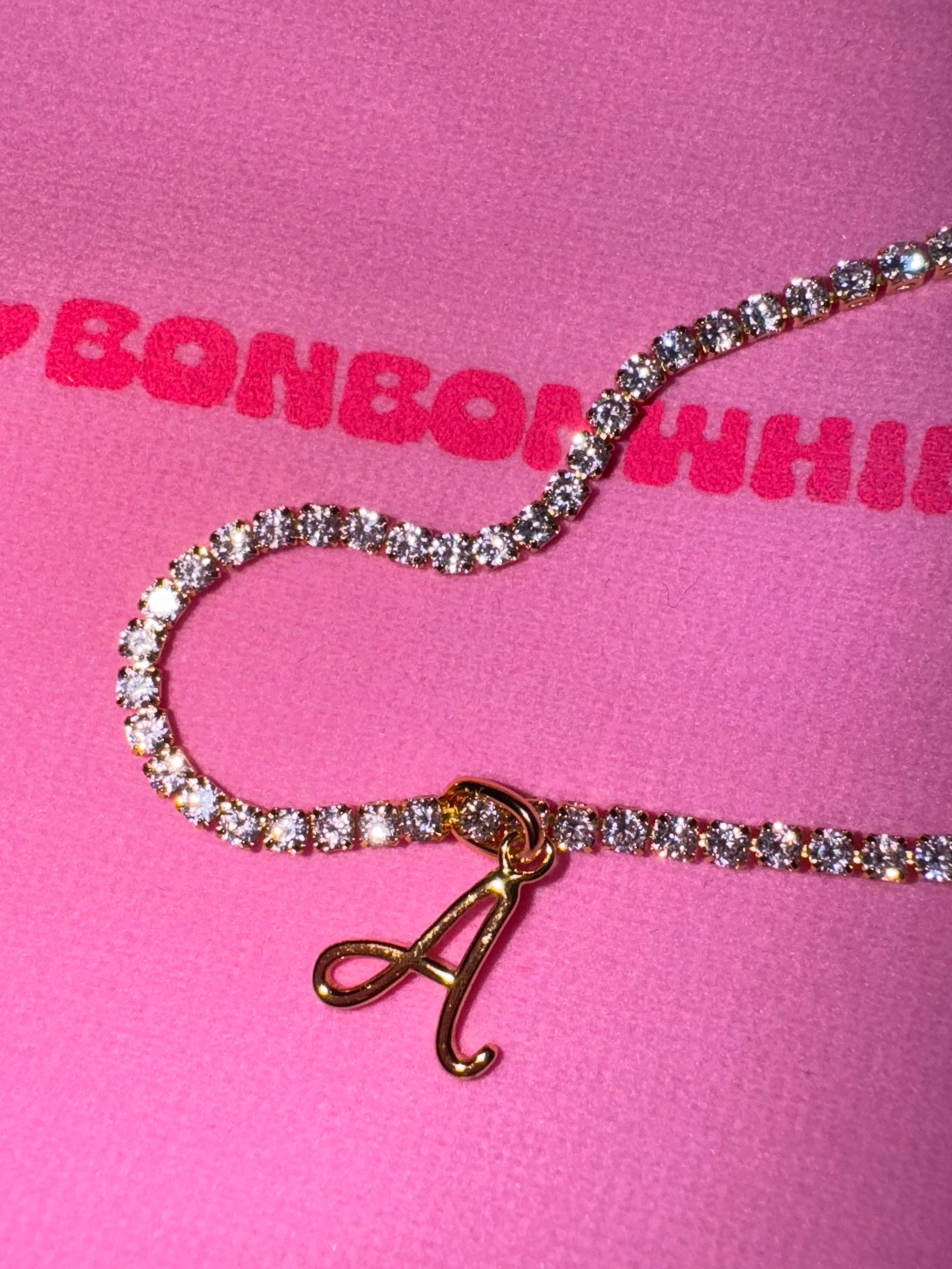 DARLING INITIAL CHARM NECKLACE