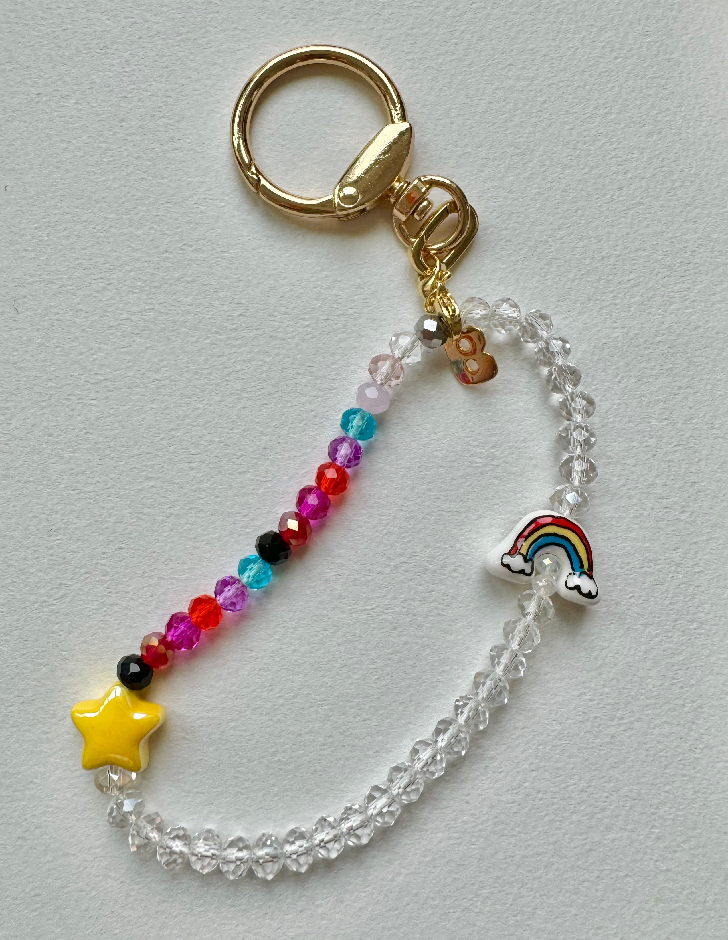 ROAD PHONE STRAP KEYRING