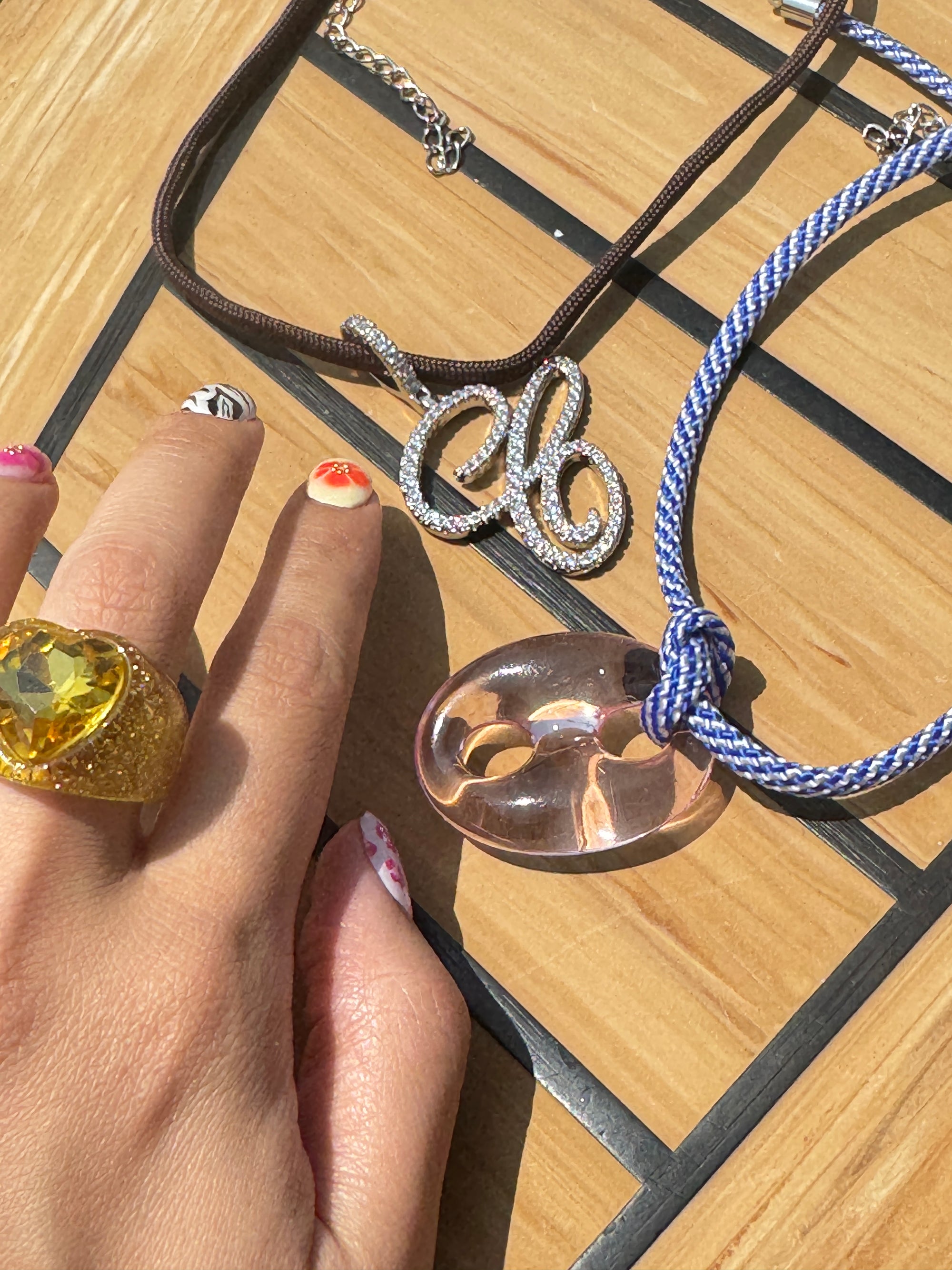 GOOD KARMA INITIAL CORD NECKLACE