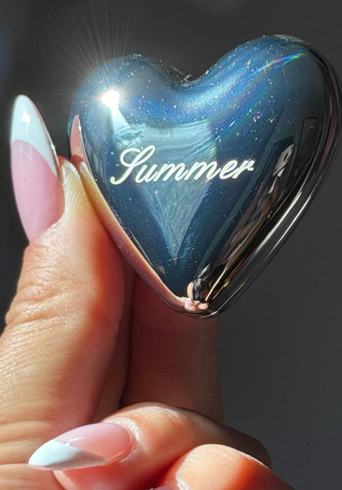 HEART POCKET COMPACT MIRROR