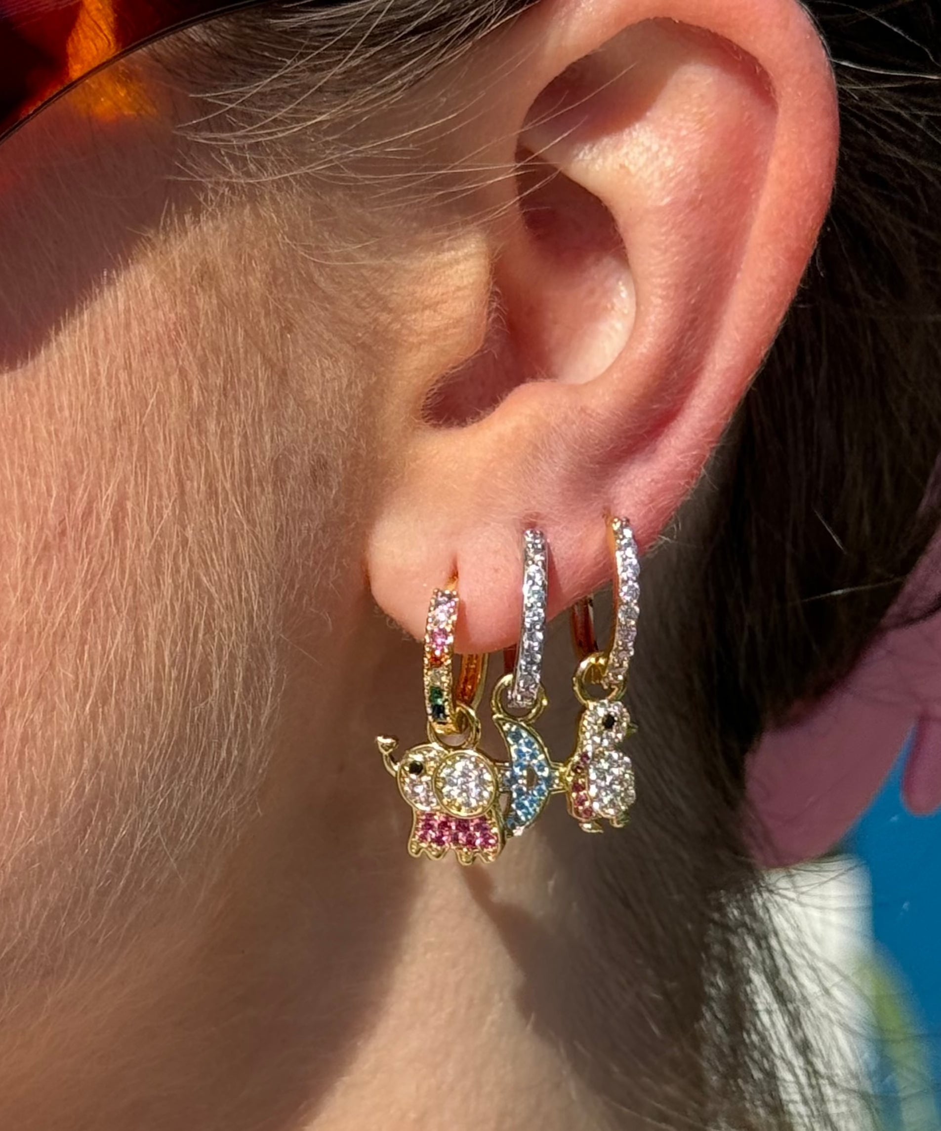 MEMENTO CHARM EARRING