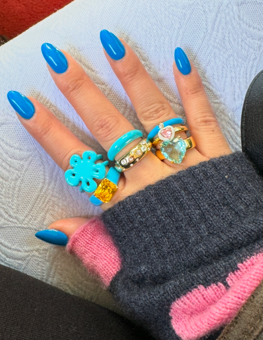 ADJUSTABLE FLOWER BOMB RING