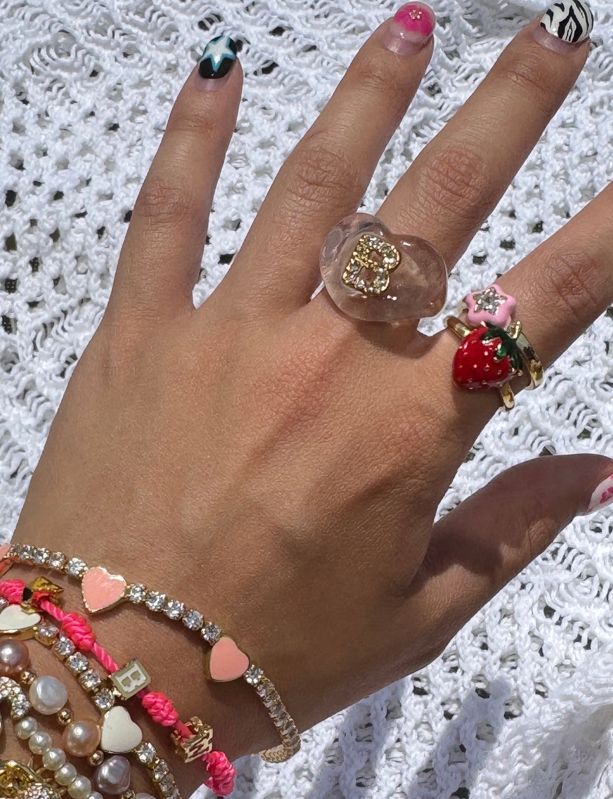 STRAWBERRY GIRL RING (ADJUSTABLE)