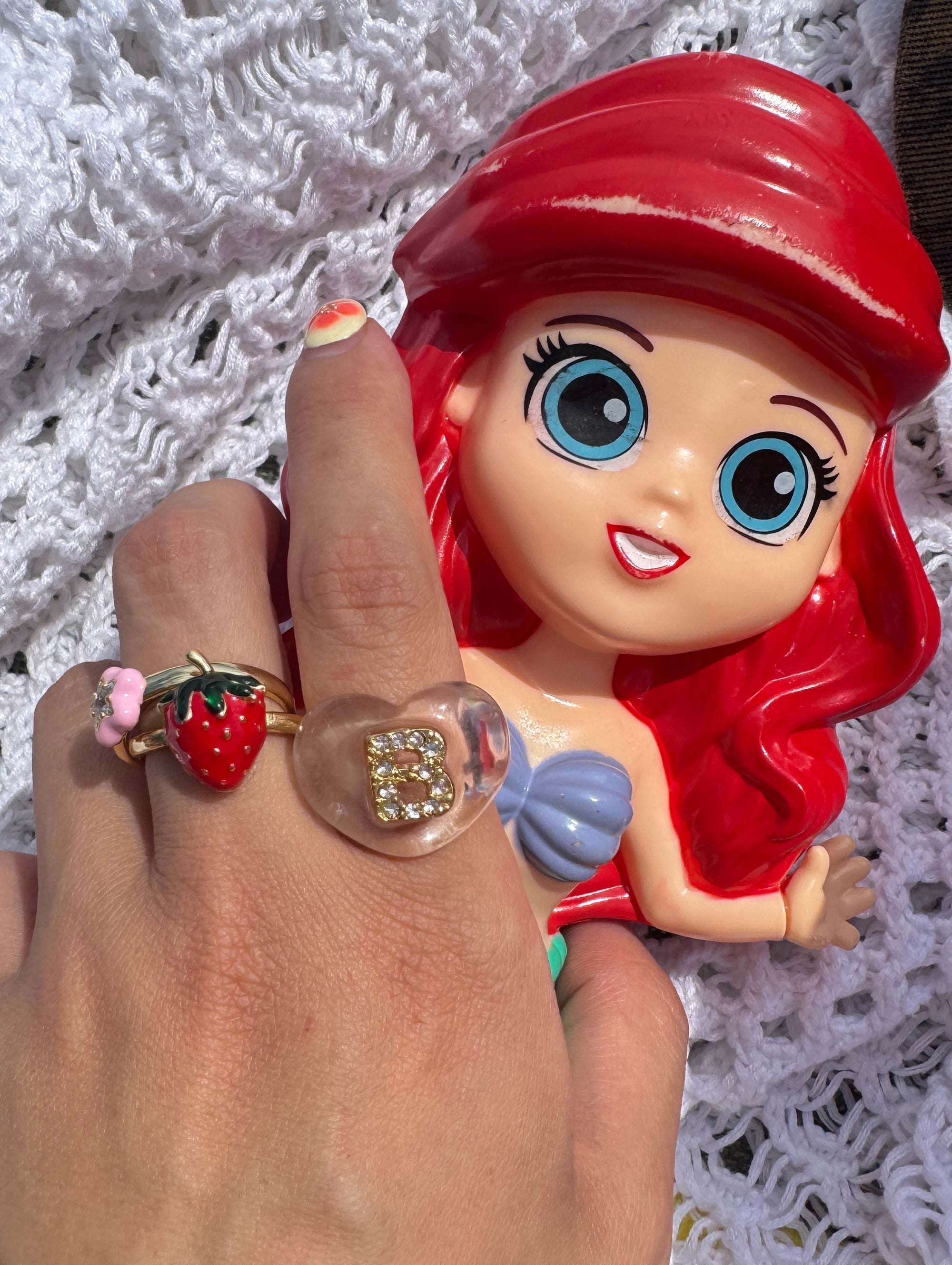 STRAWBERRY GIRL RING (ADJUSTABLE)
