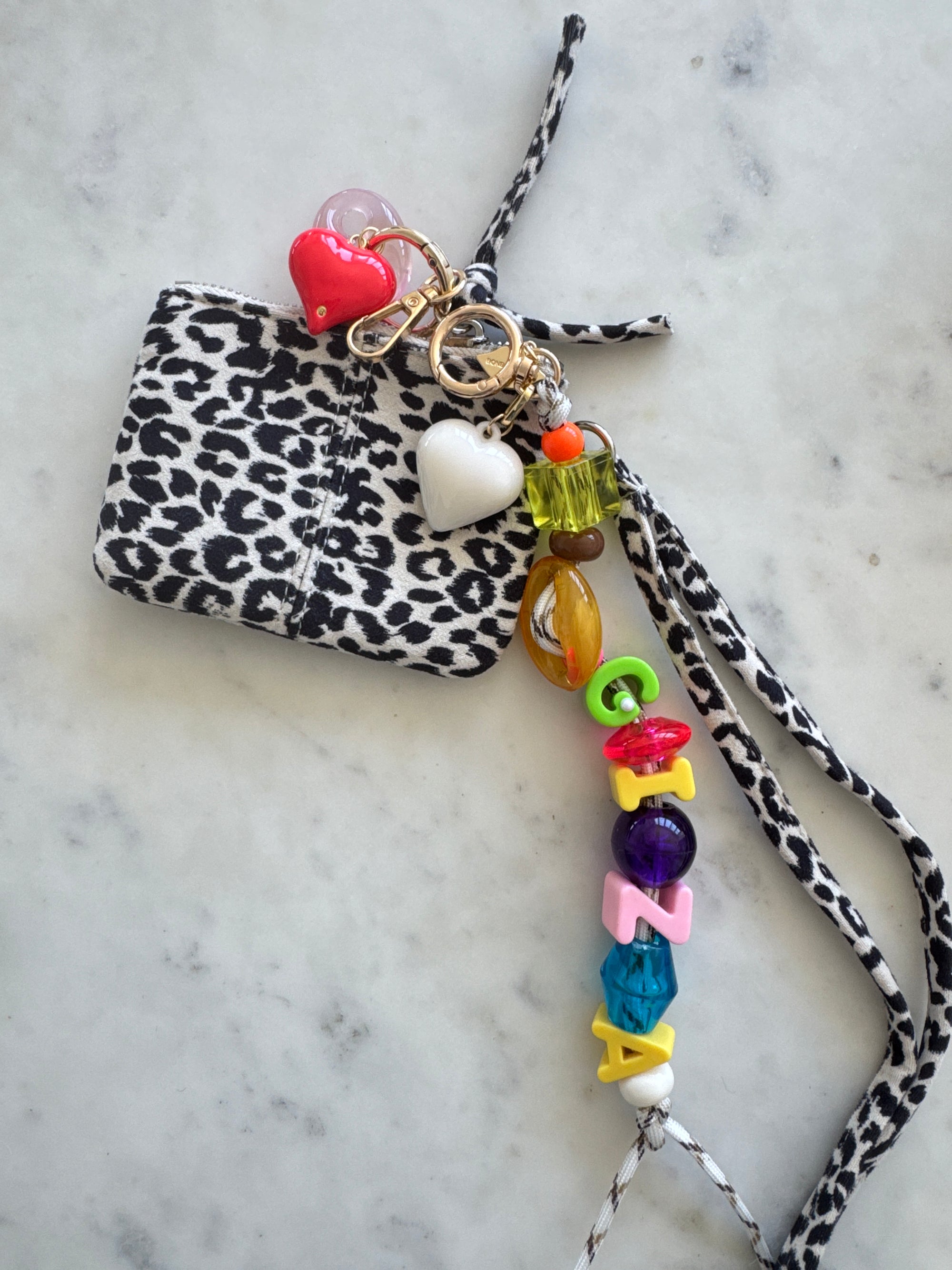 CUSTOM SUGAR CUBE BAG CHARM KEYCHAIN