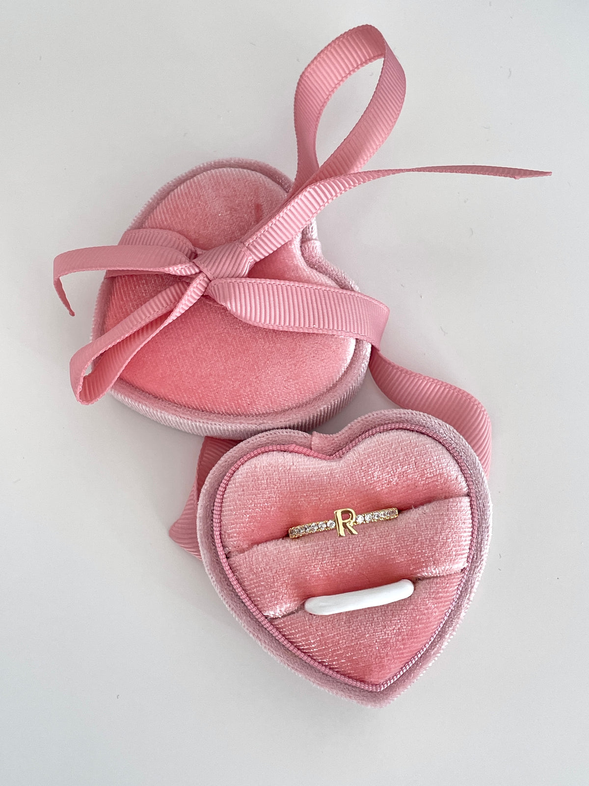 Gift Set: Initial Ring + Rainbow Band